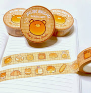 Bear Bread Washi Tape by Lily and Stars Studio | Papertail Fox