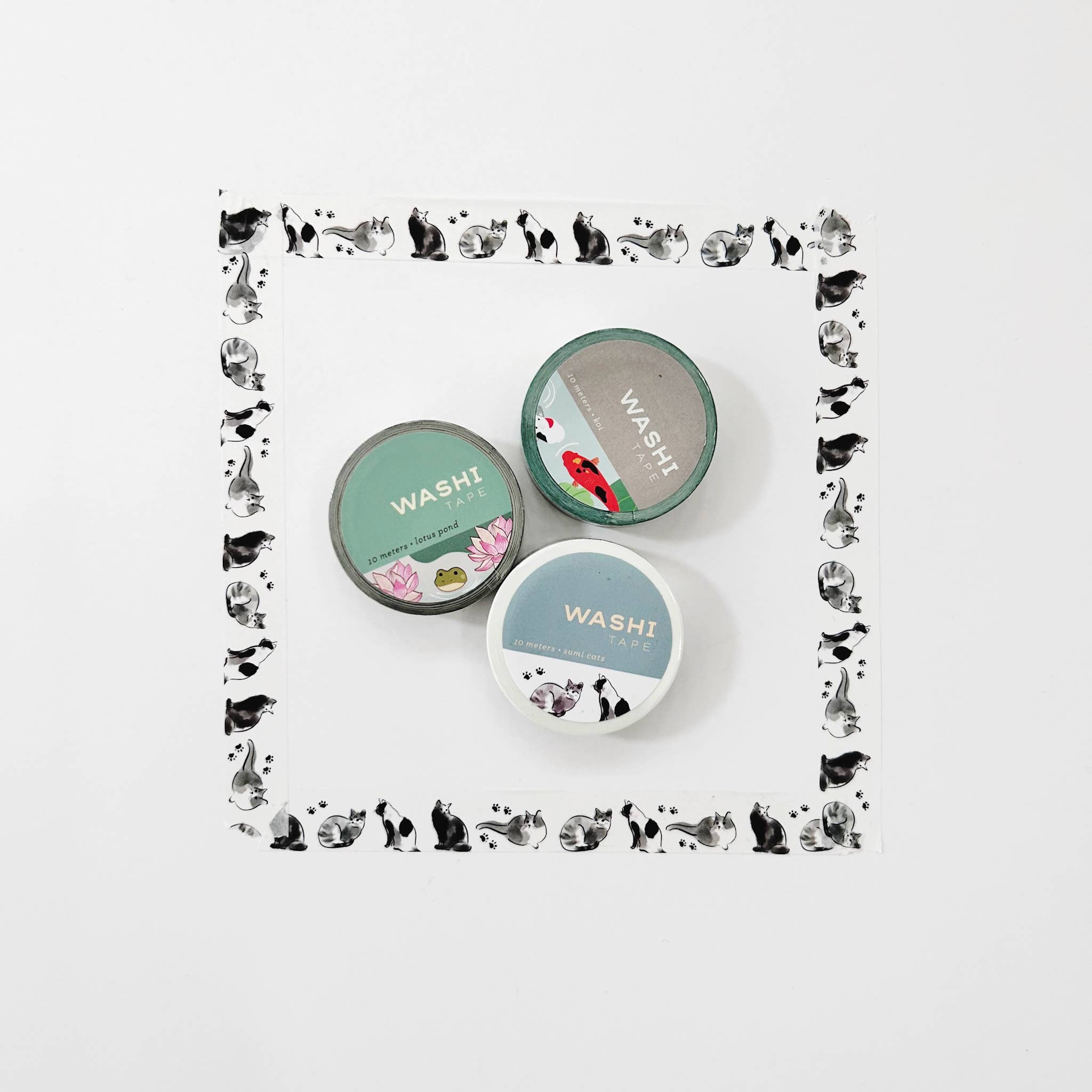 Lotus Pond Washi Tape by Girl of All Work | Papertail Fox