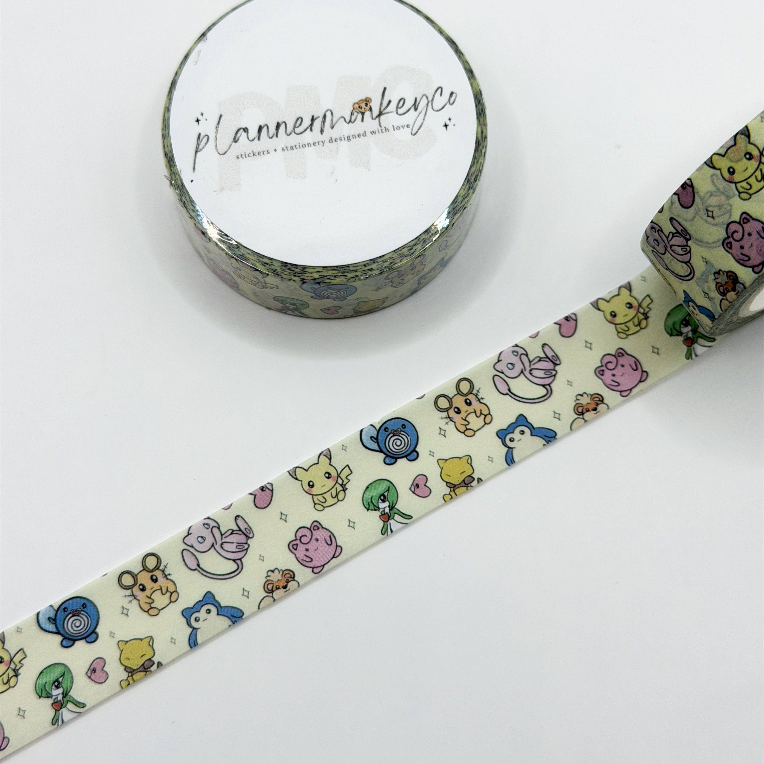 Pocket Planner Pal Washi Tape | Planner Monkey Co