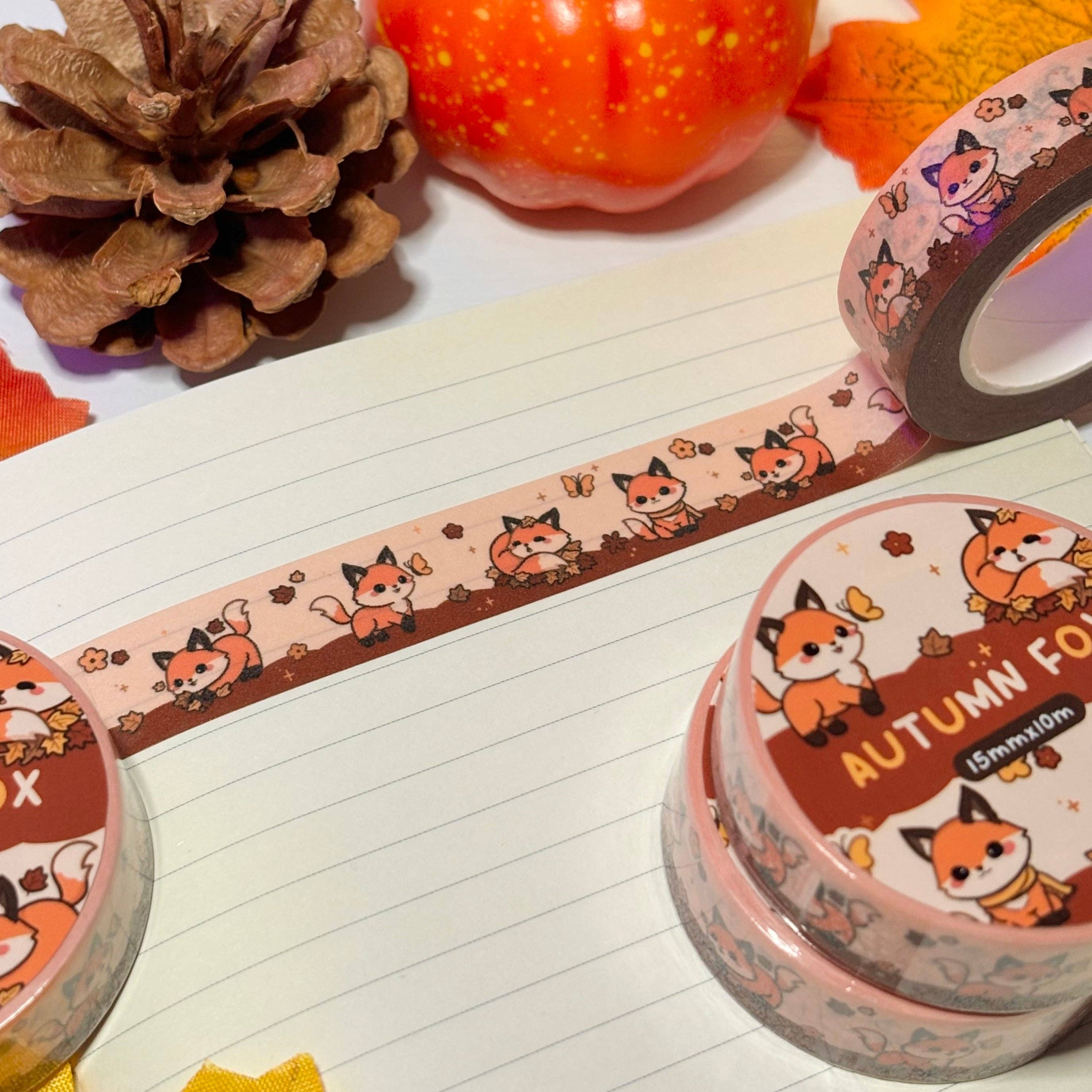 Autumn Fox Washi Tape