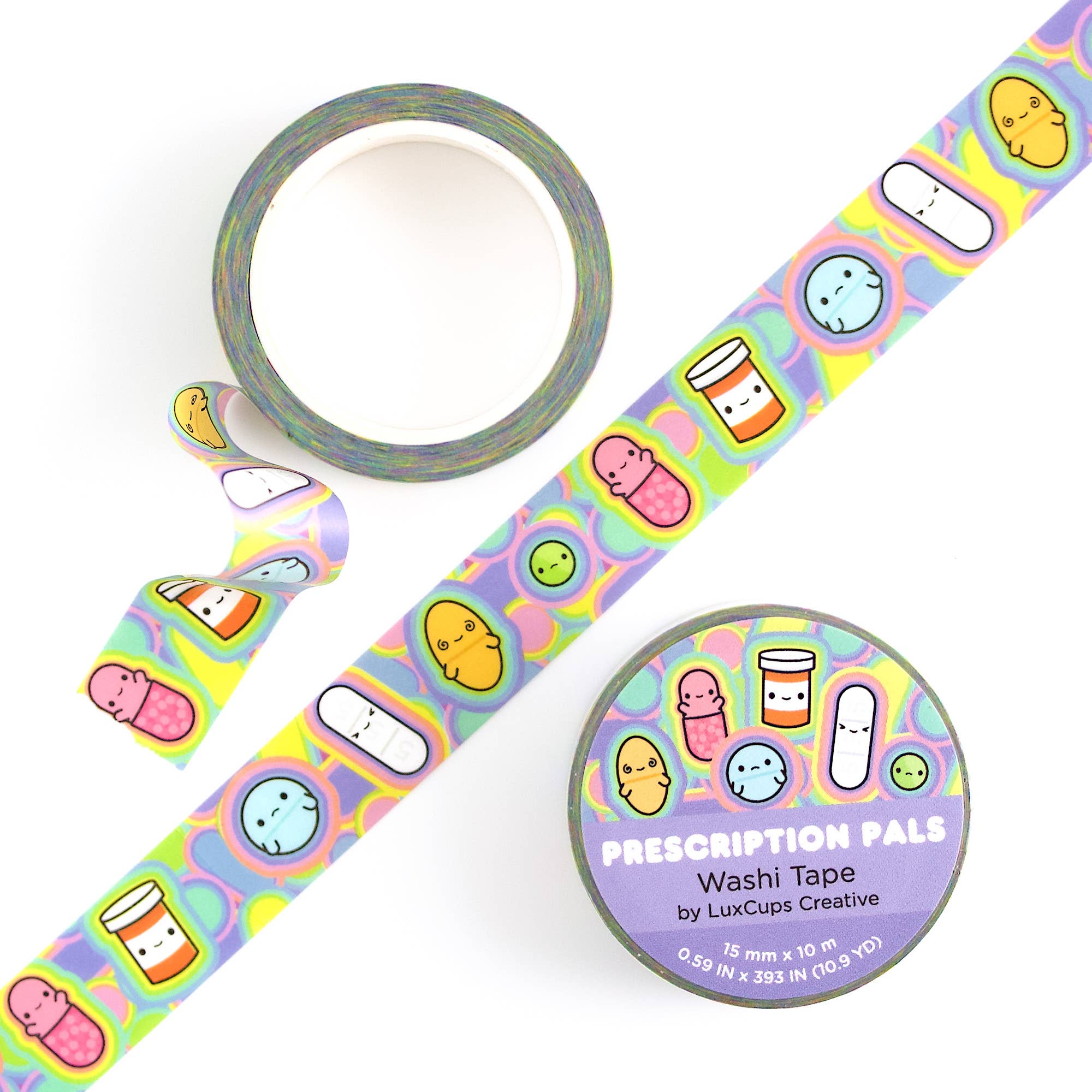 Prescription Pals Washi Tape | LuxCups Creative