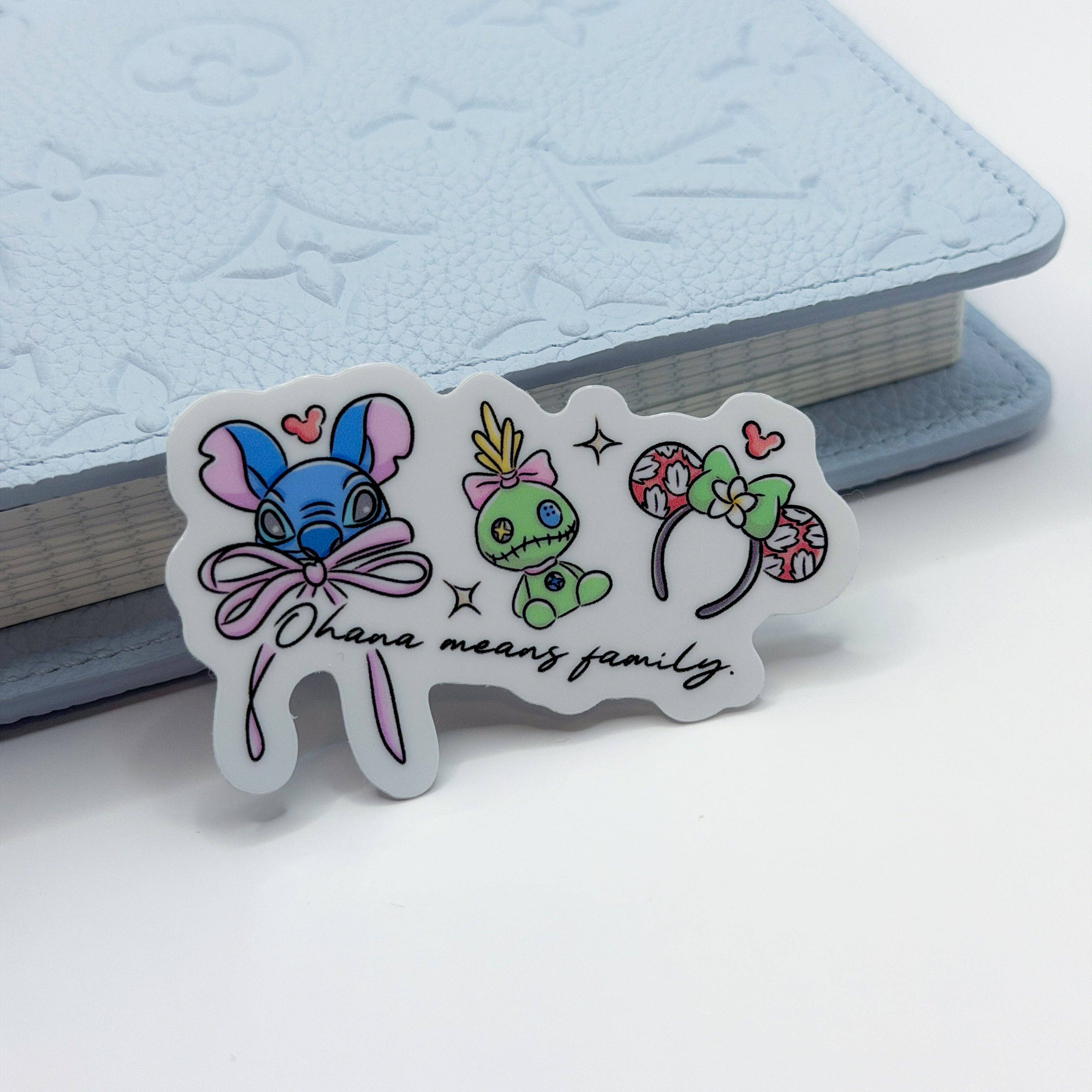 Means Family Ears Vinyl Die Cut Sticker | Planner Monkey Co