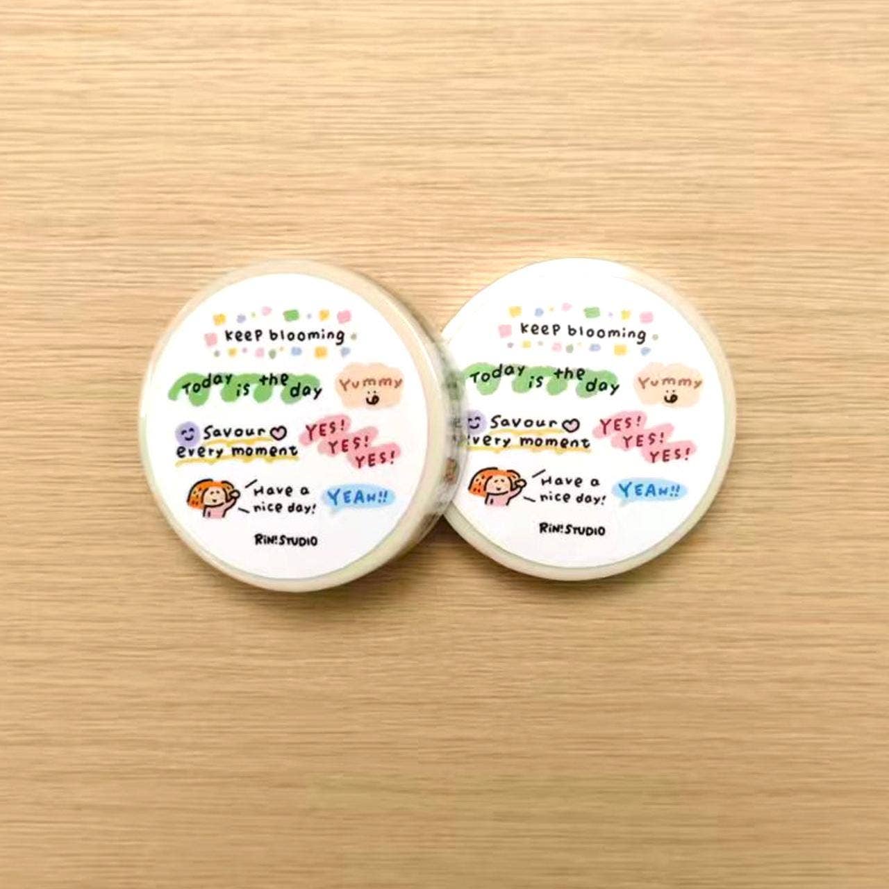 Have a Nice Day Mini Washi Tape by RiN! Studio | Papertail Fox