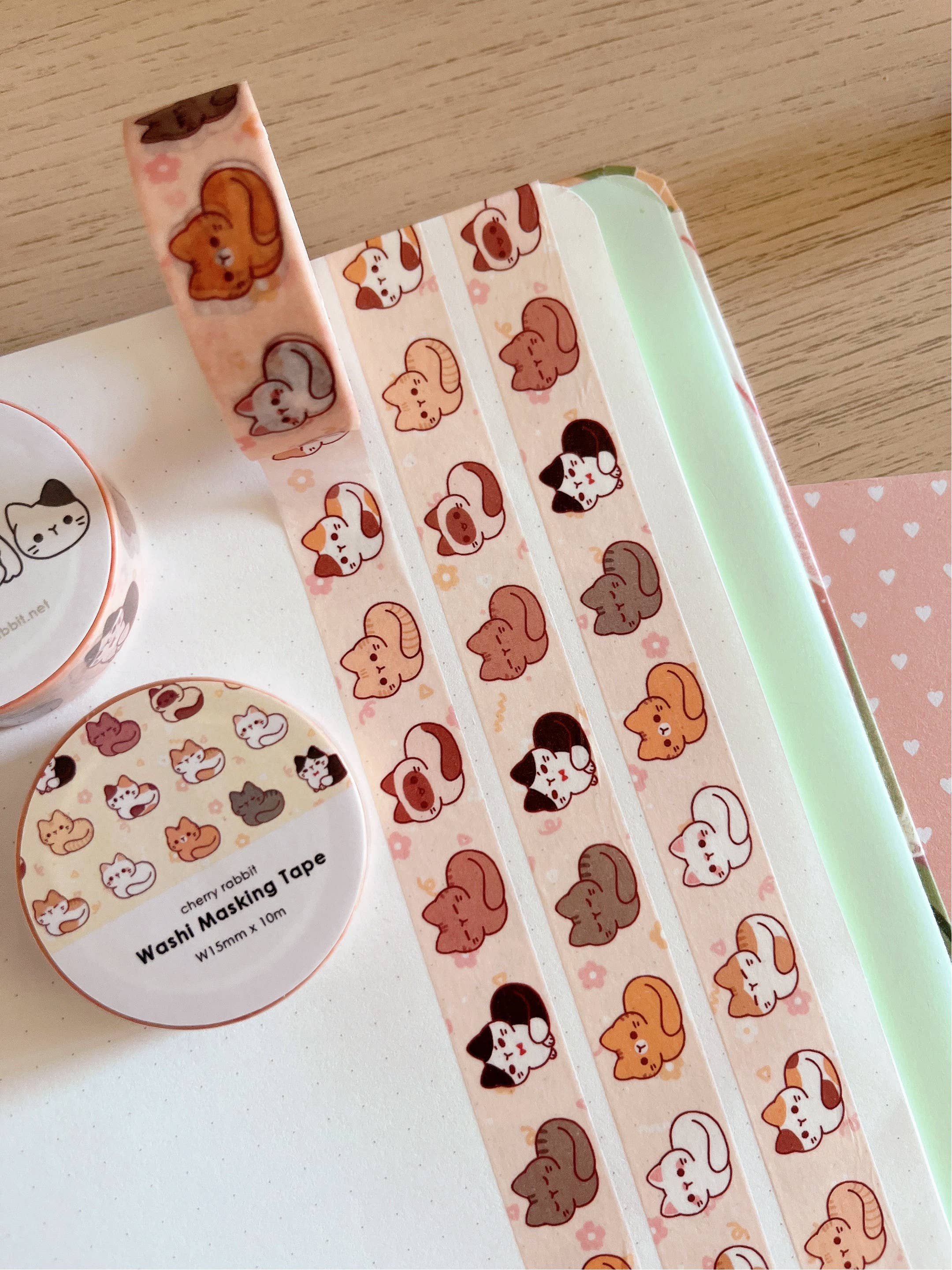 Cat Loafs Washi Tape by Cherry Rabbit | Papertail Fox
