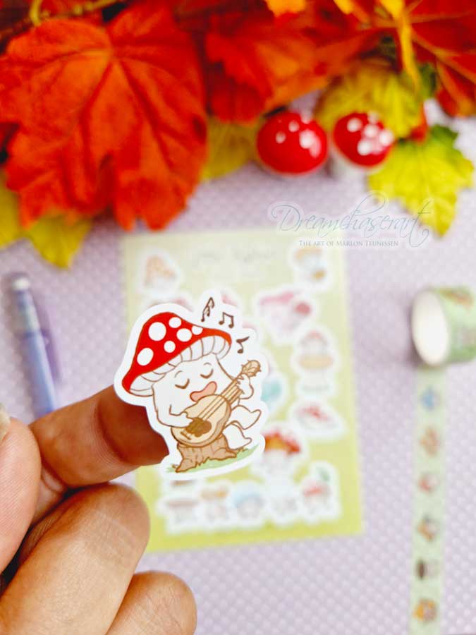 Cute Mushy Mushy Sticker sheet