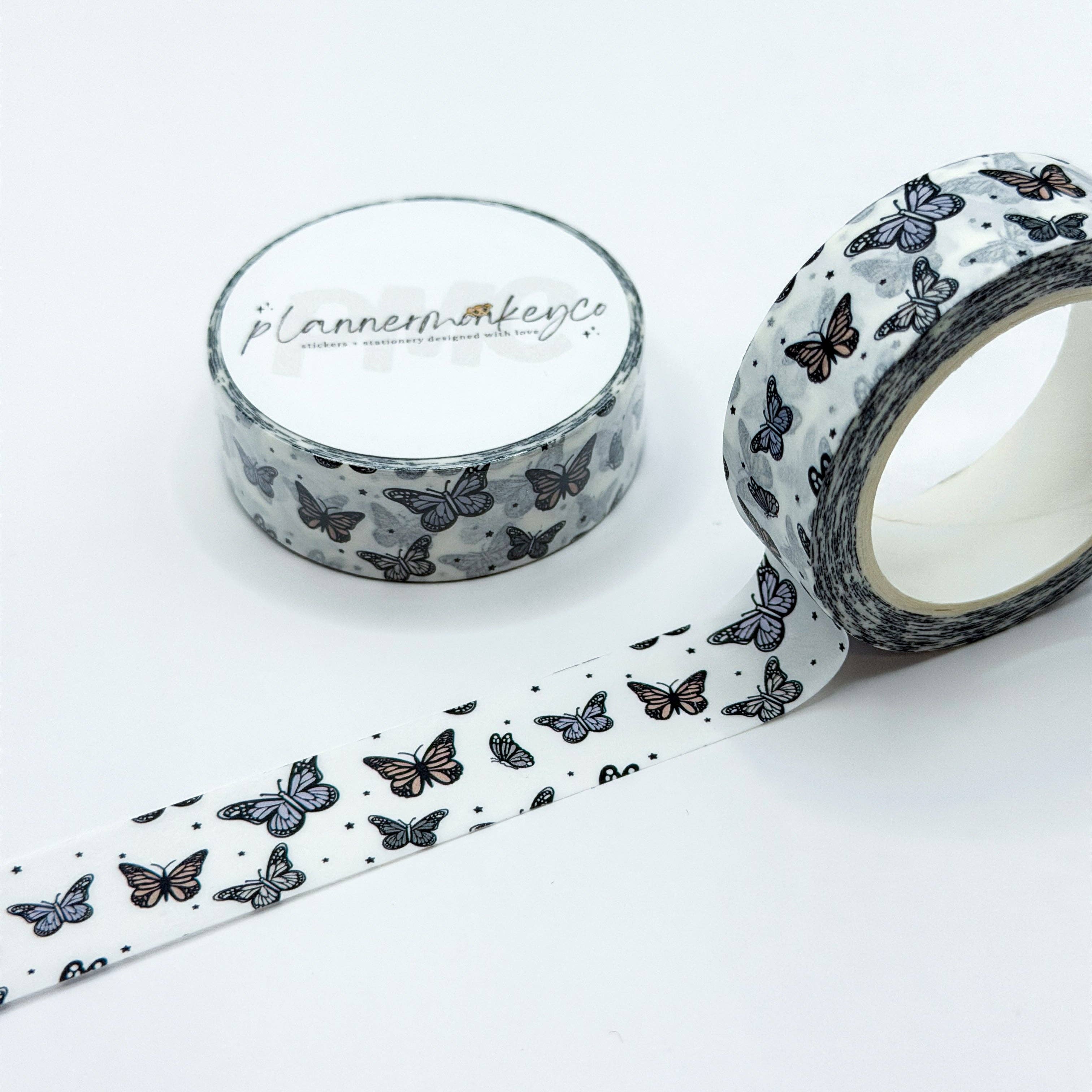 Flutter & Shine Butterfly Washi Tape | Planner Monkey Co