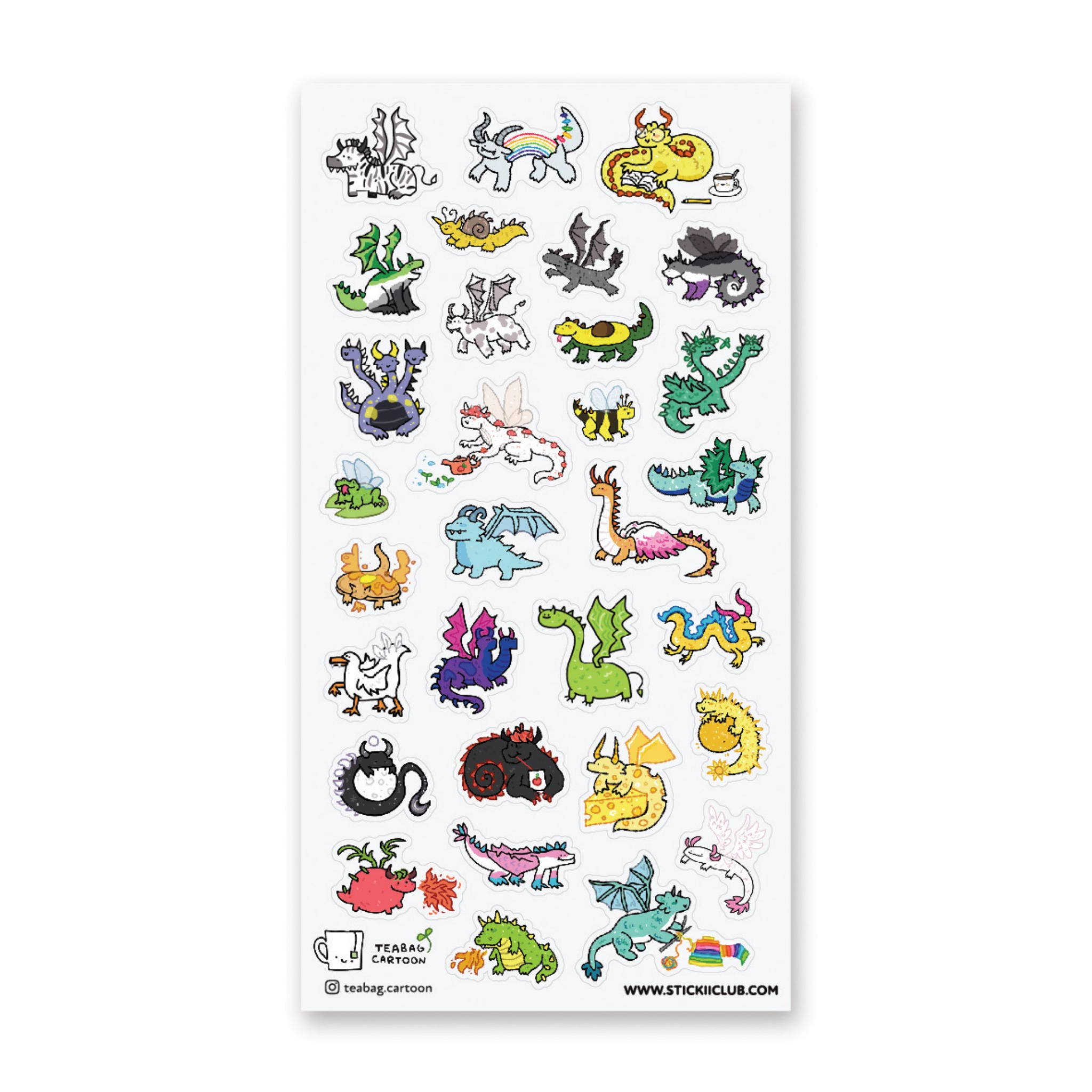 Fired Up Hybrids Sticker Sheet by Stickii | Papertail Fox