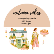 Autumn Vibes Pre-Cut PET Tape by Penpaling Paula | Papertail Fox