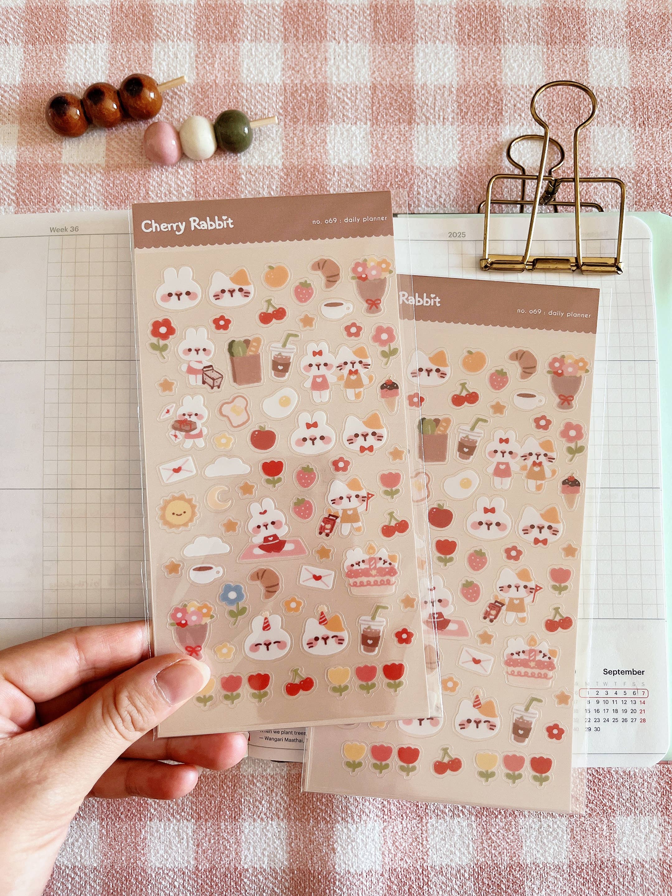 Daily Planner Sticker Sheet no.069 by Cherry Rabbit | Papertail Fox