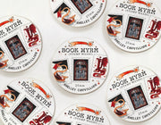 Book Wyrm [ Dragon ] Stamp Washi Tape / Dark Academia / Book