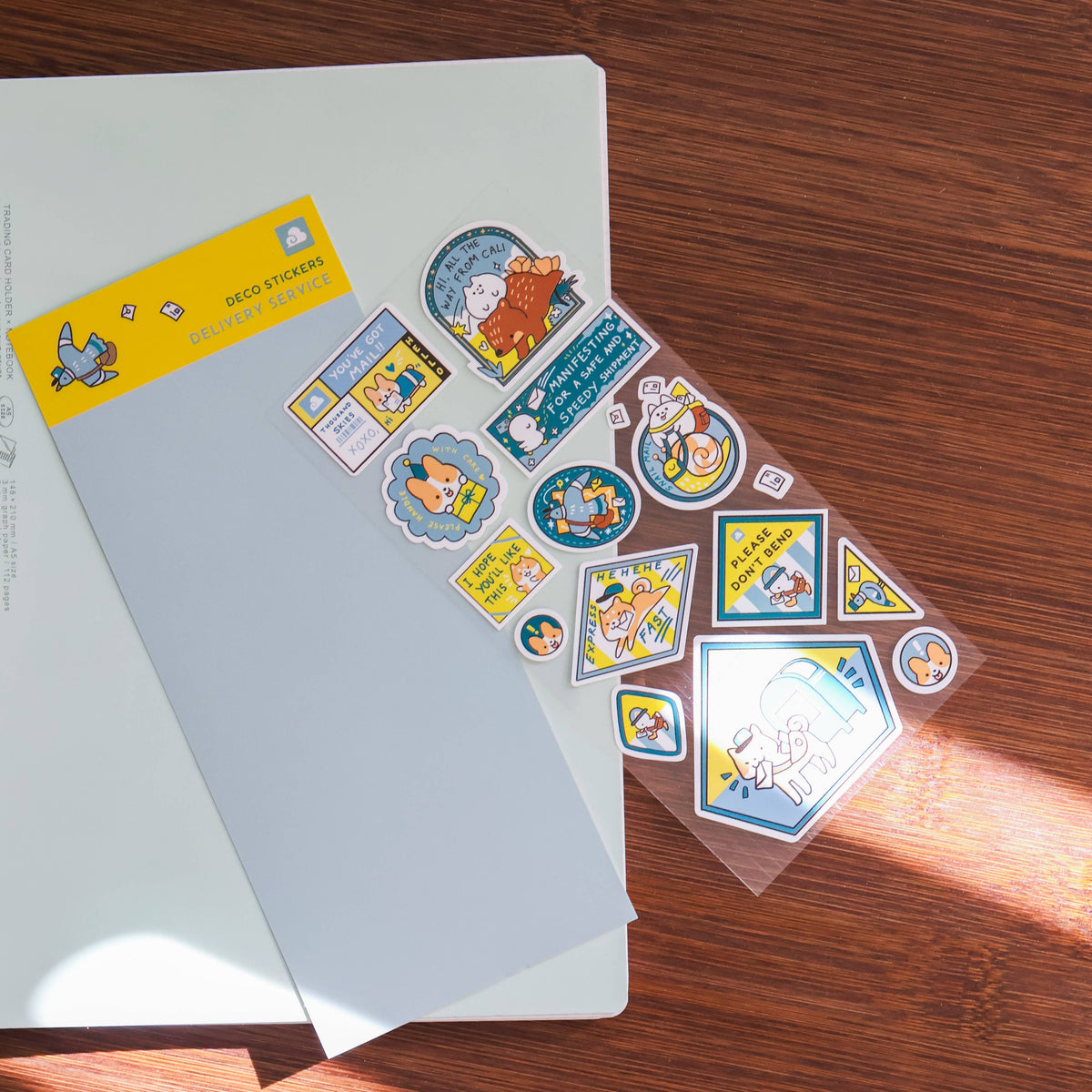 Delivery Service Clear Sticker Sheet | Thousand Skies