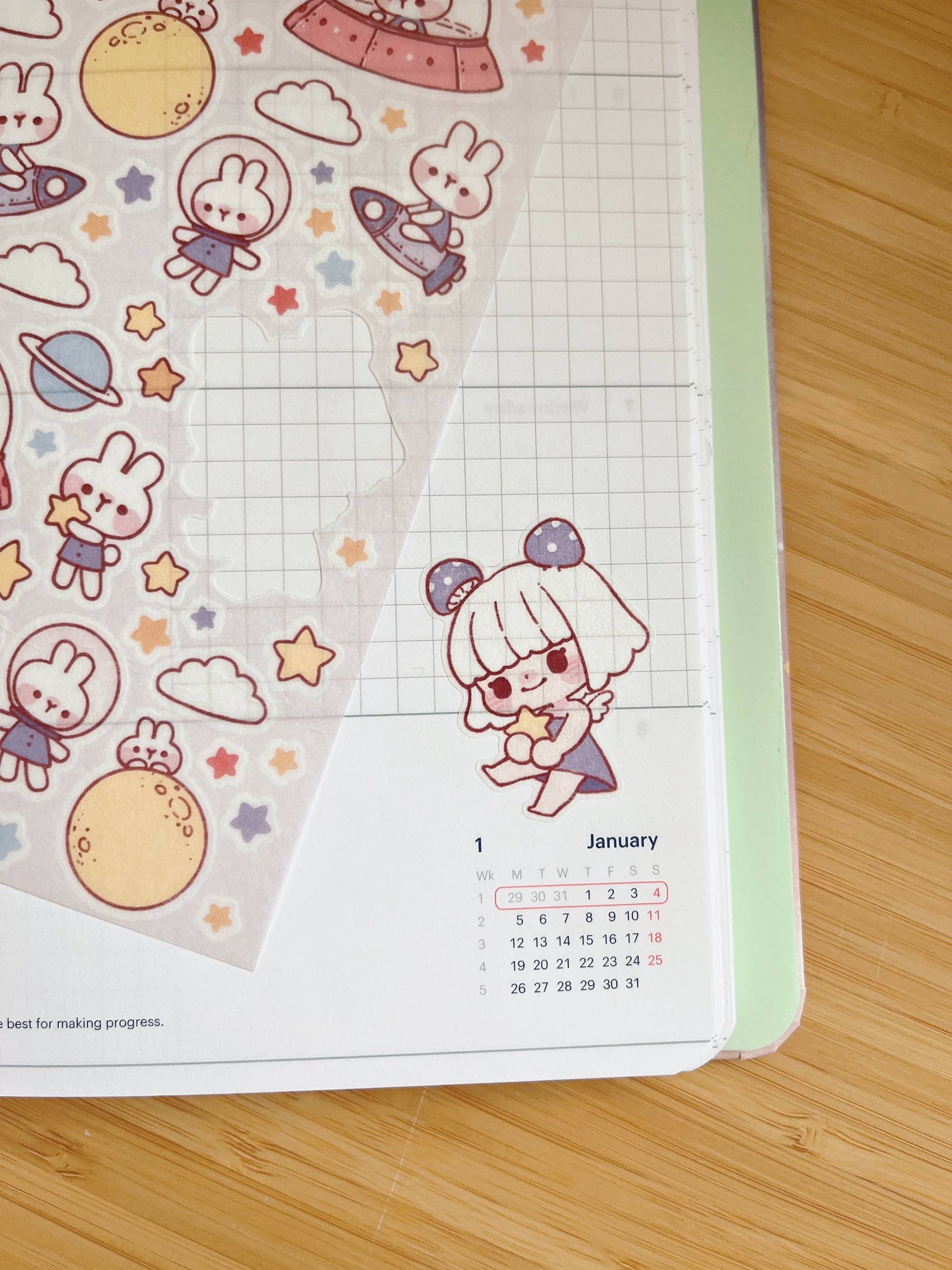 Space Adventure Sticker Sheet no.090 by Cherry Rabbit | Papertail Fox