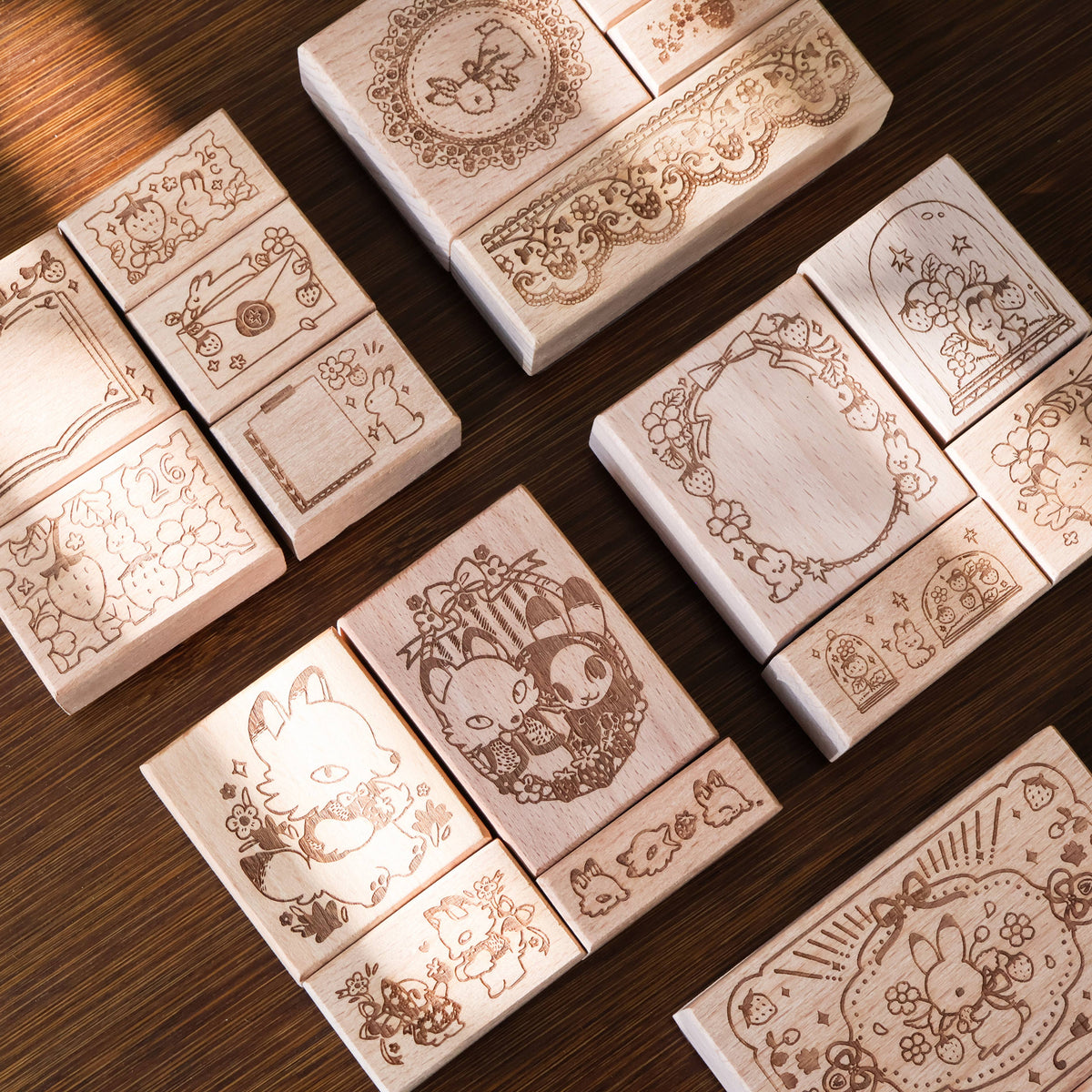 Strawberry Bunny Mystery Stamp Tin | Thousand Skies