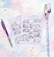 Sky Whale Sticker Sheet - Papertail Fox