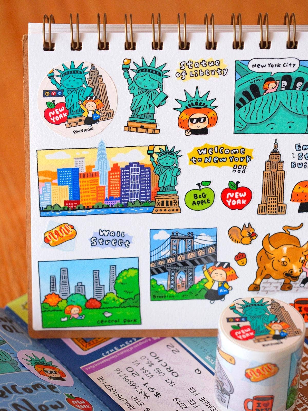 New York Die-Cut Washi Tape | RiN! Studio