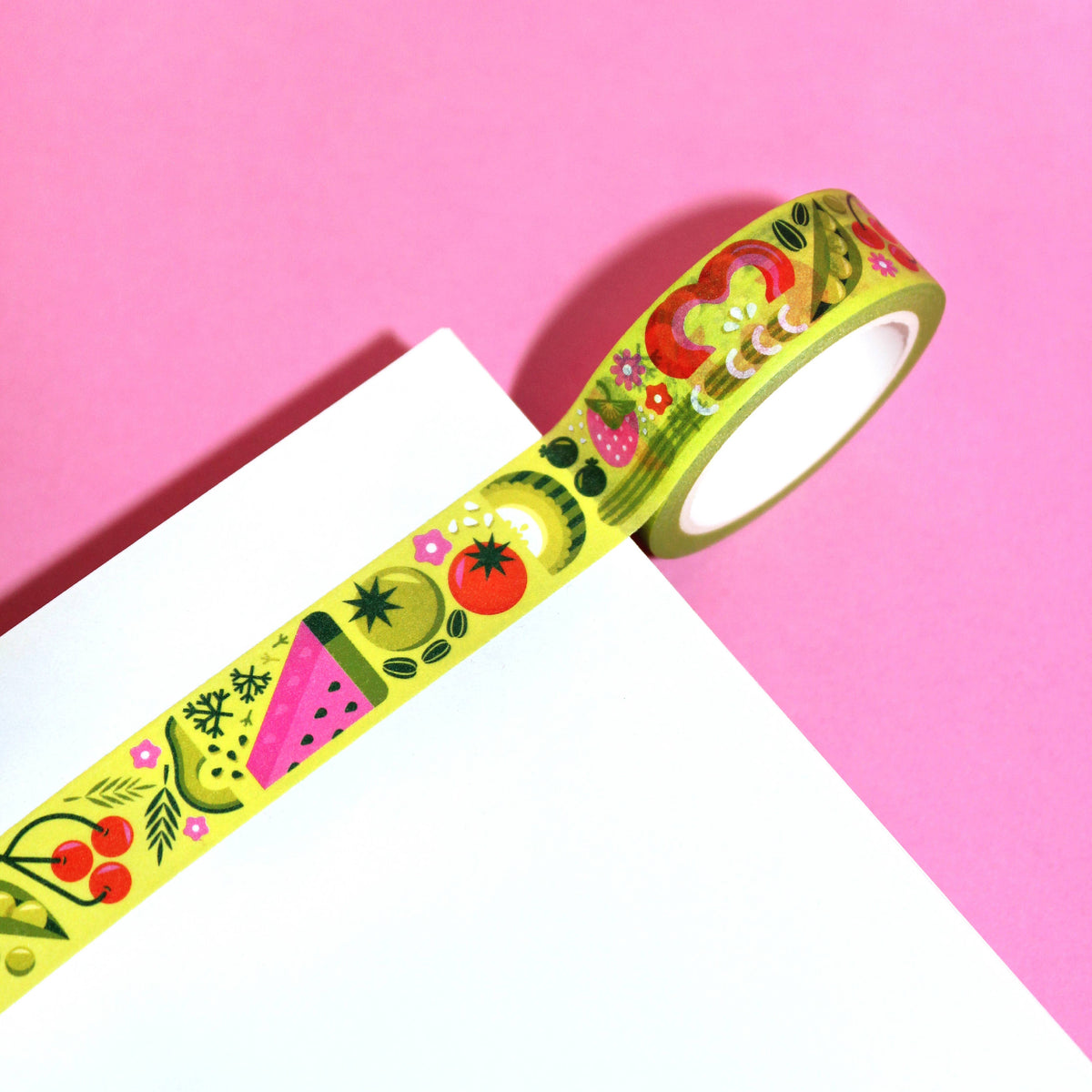 Fruits & Veggies Washi Tape | New Heights Studio