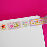 Framed Flowers Washi Tape by Nutmeg and Arlo | Papertail Fox