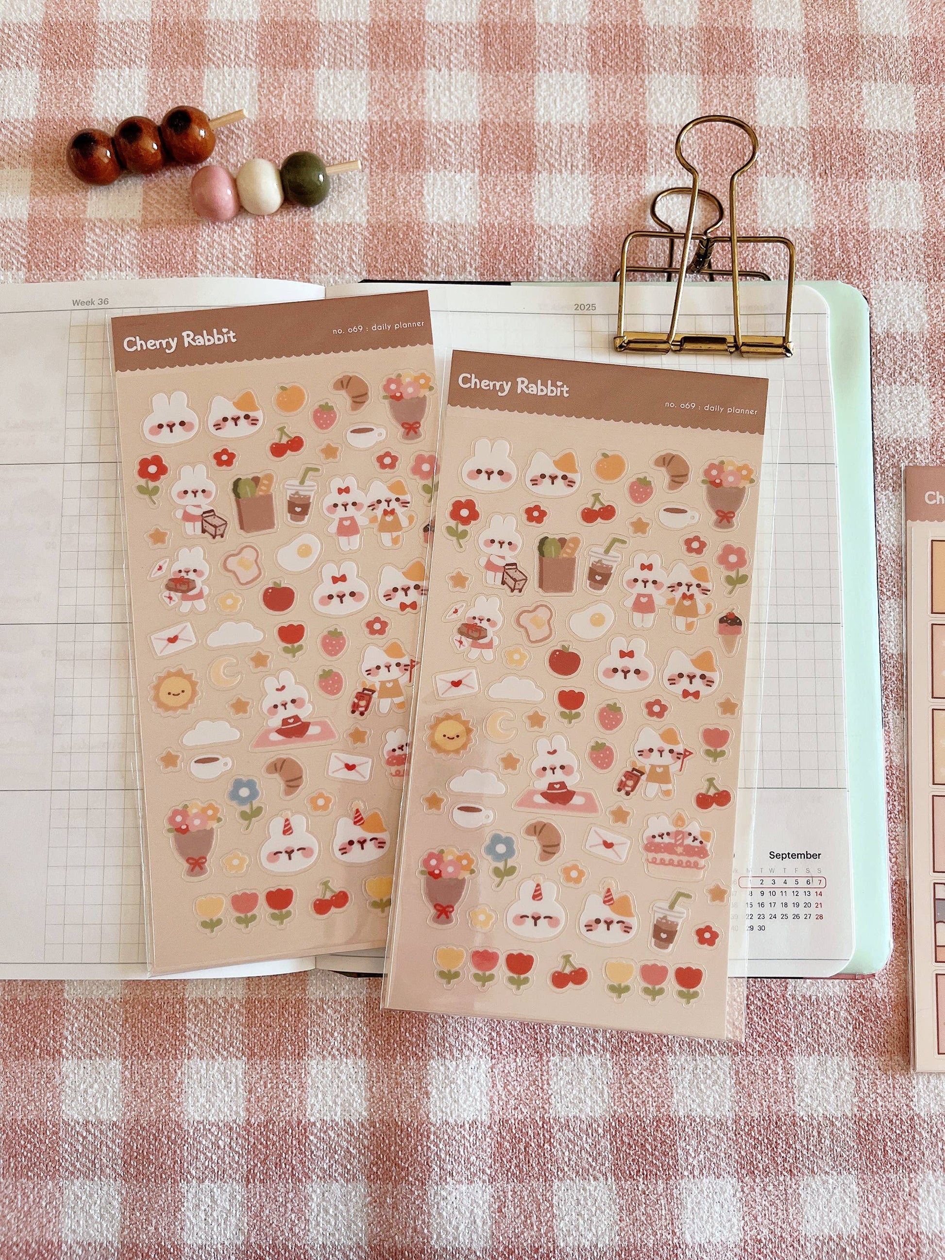 Daily Planner Sticker Sheet no.069 by Cherry Rabbit | Papertail Fox