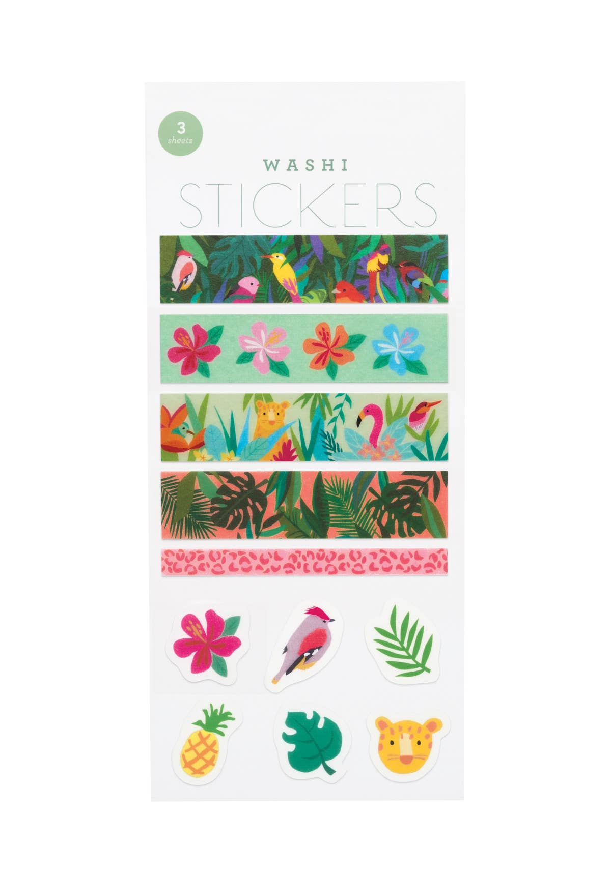 Tropical Scenes Washi Stickers by Girl of All Work | Papertail Fox