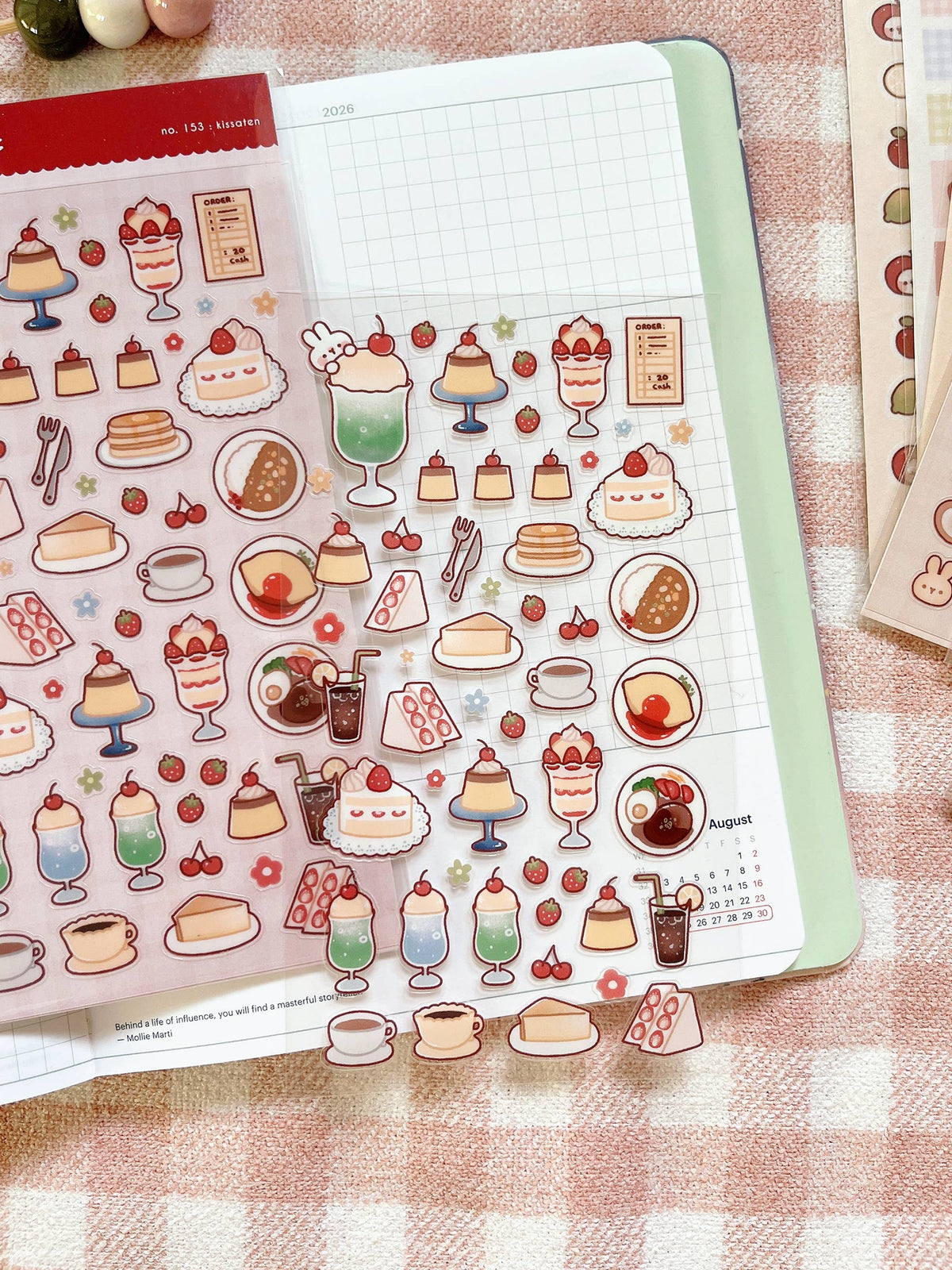 Kissaten Sticker Sheet no.153 by Cherry Rabbit | Papertail Fox