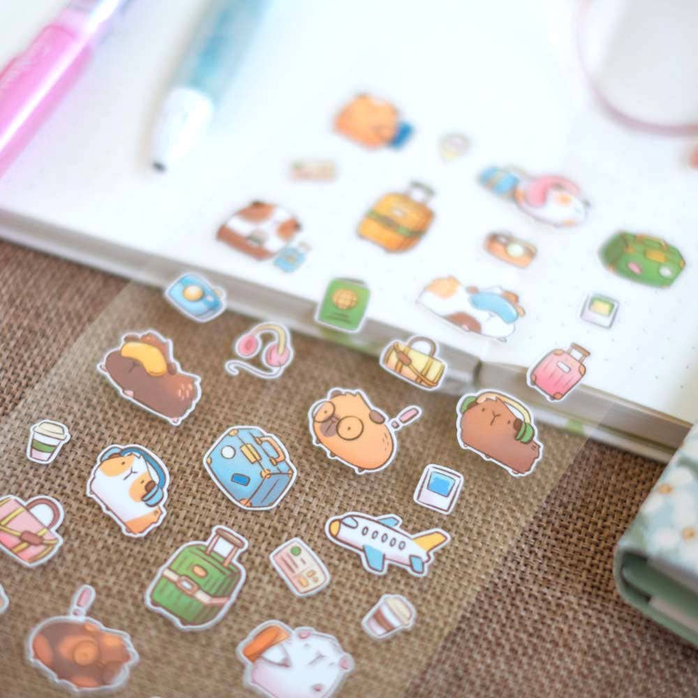 Going on Holiday Sticker Sheet | Birdie Tam
