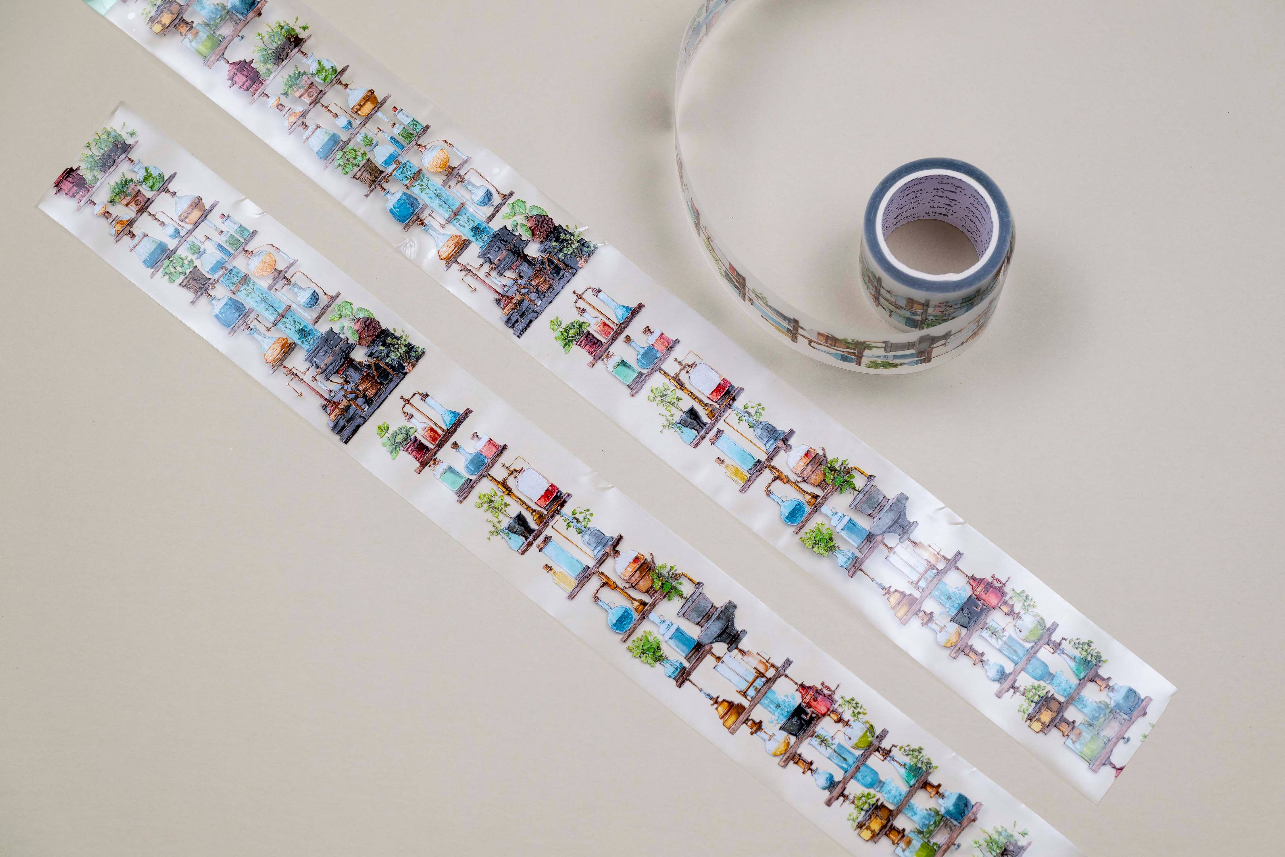 The Alchemist's Shelf Transparent Tape | CoraCreaCrafts