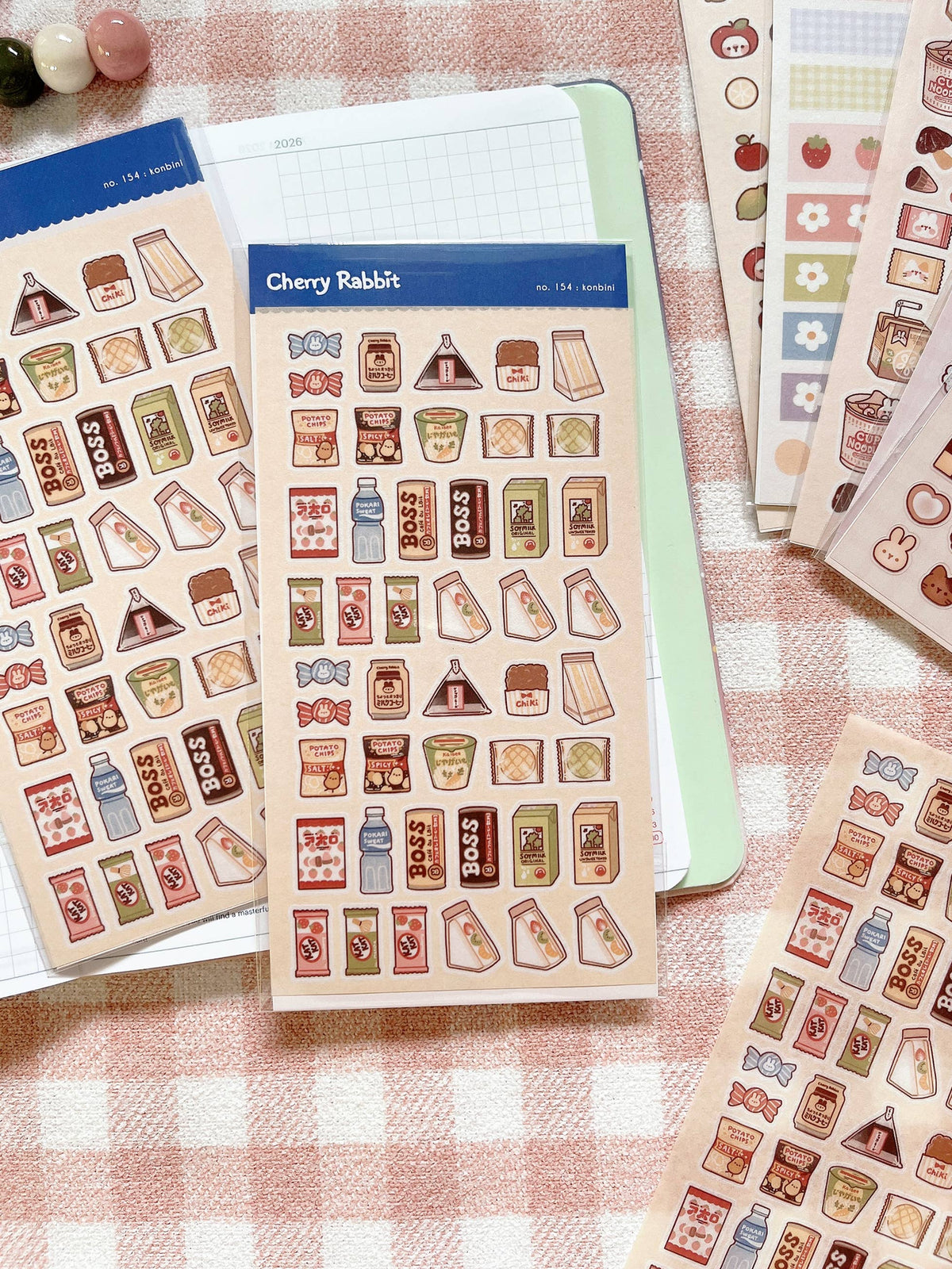 Konbini Sticker Sheet no.154 by Cherry Rabbit | Papertail Fox