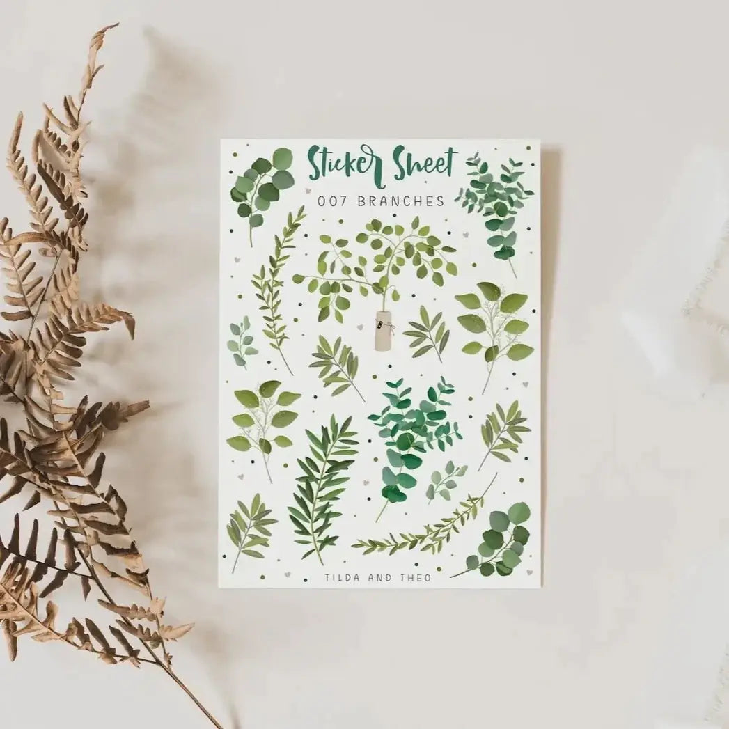 Eucalyptus Sticker Sheet | Tilda & Theo
