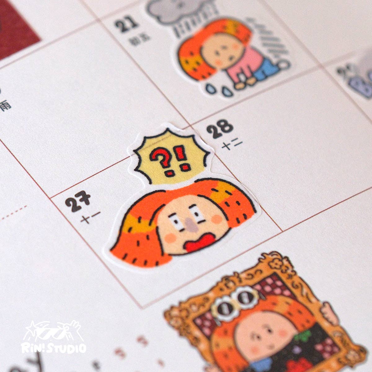 Emotion Die-Cut Washi Tape | RiN! Studio