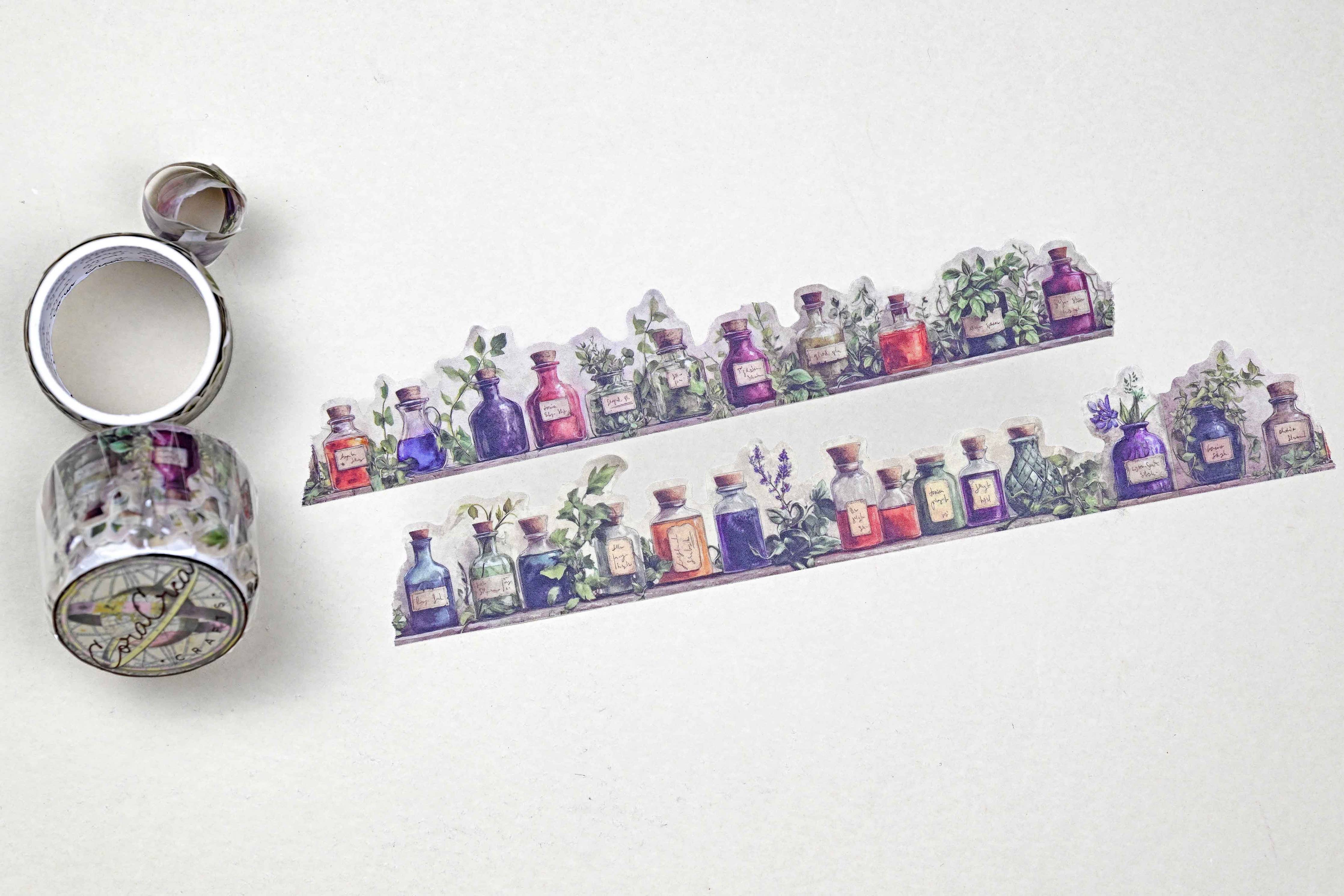 Potions Cutout Washi Tape | CoraCreaCrafts