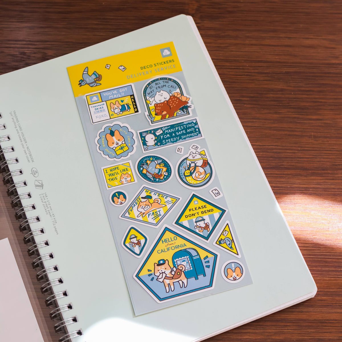 Delivery Service Clear Sticker Sheet | Thousand Skies