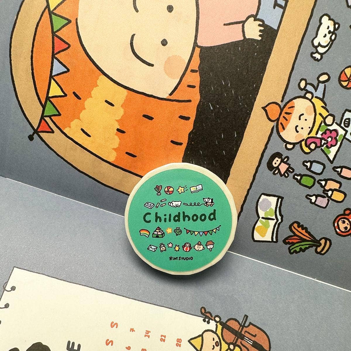 Childhood Toy Mini Washi Tape by RiN! Studio | Papertail Fox