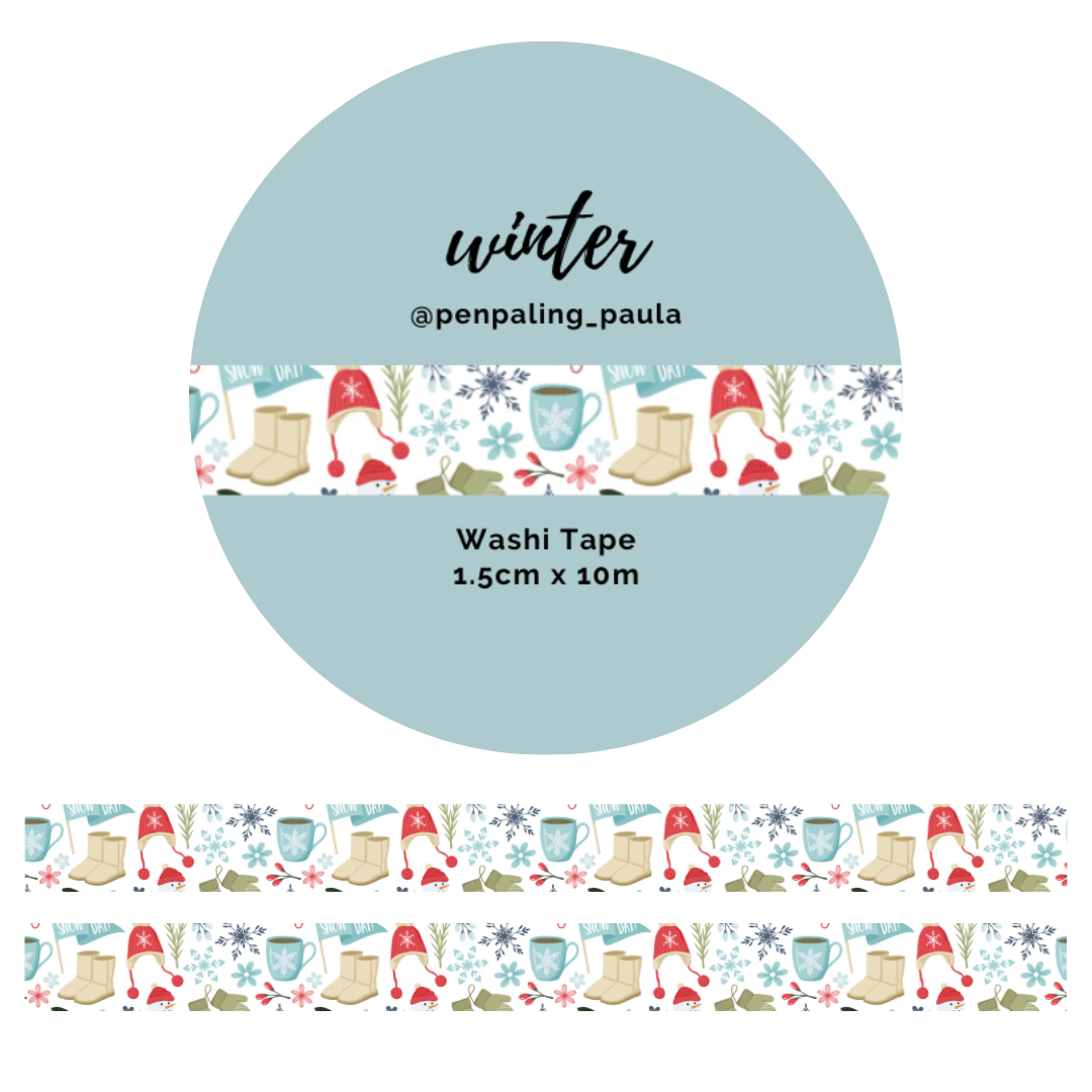 Winter Washi Tape by Penpaling Paula | Papertail Fox