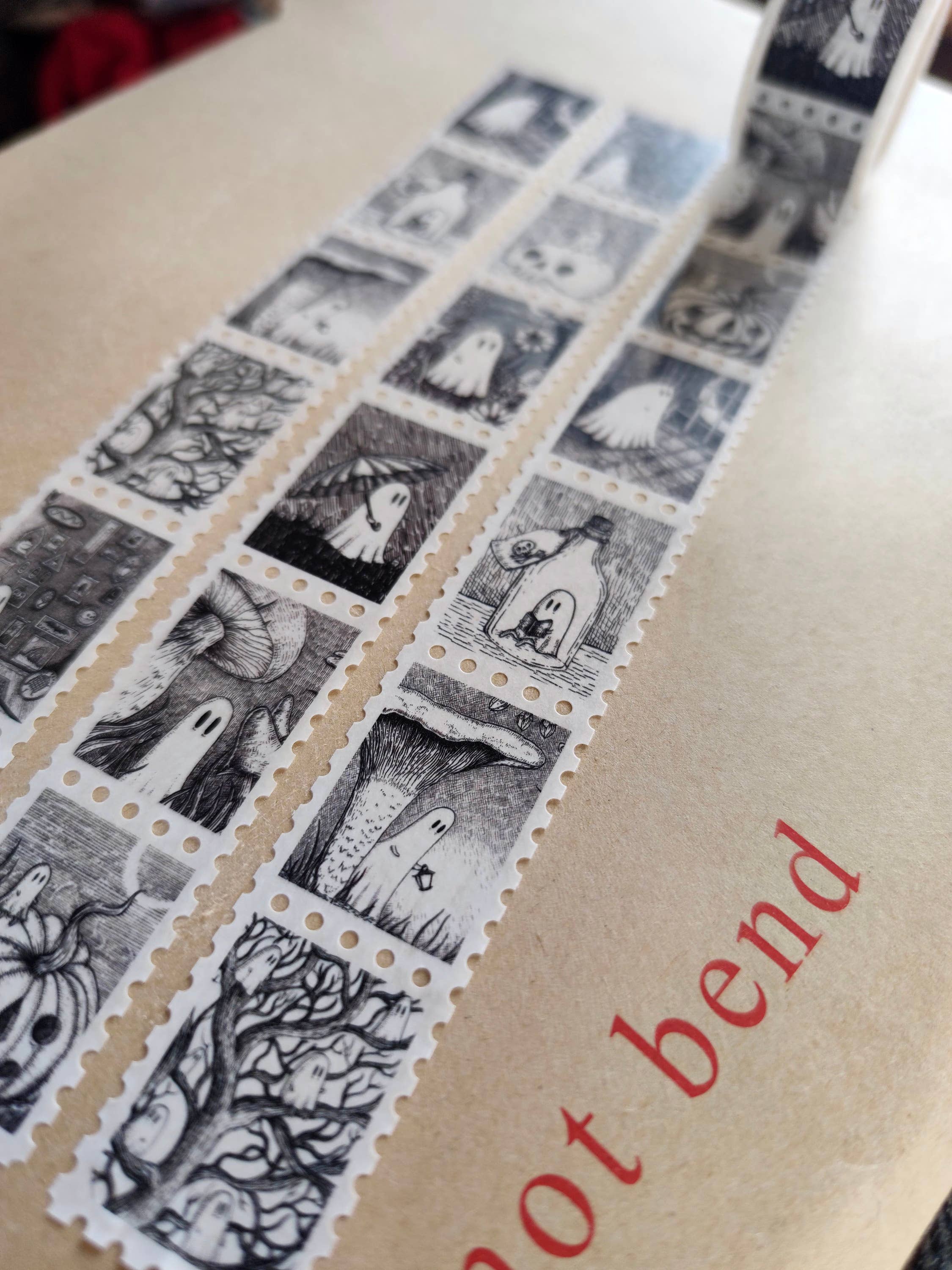 Ghostie Stamps Art Washi Tape by Jon Turner | Papertail Fox