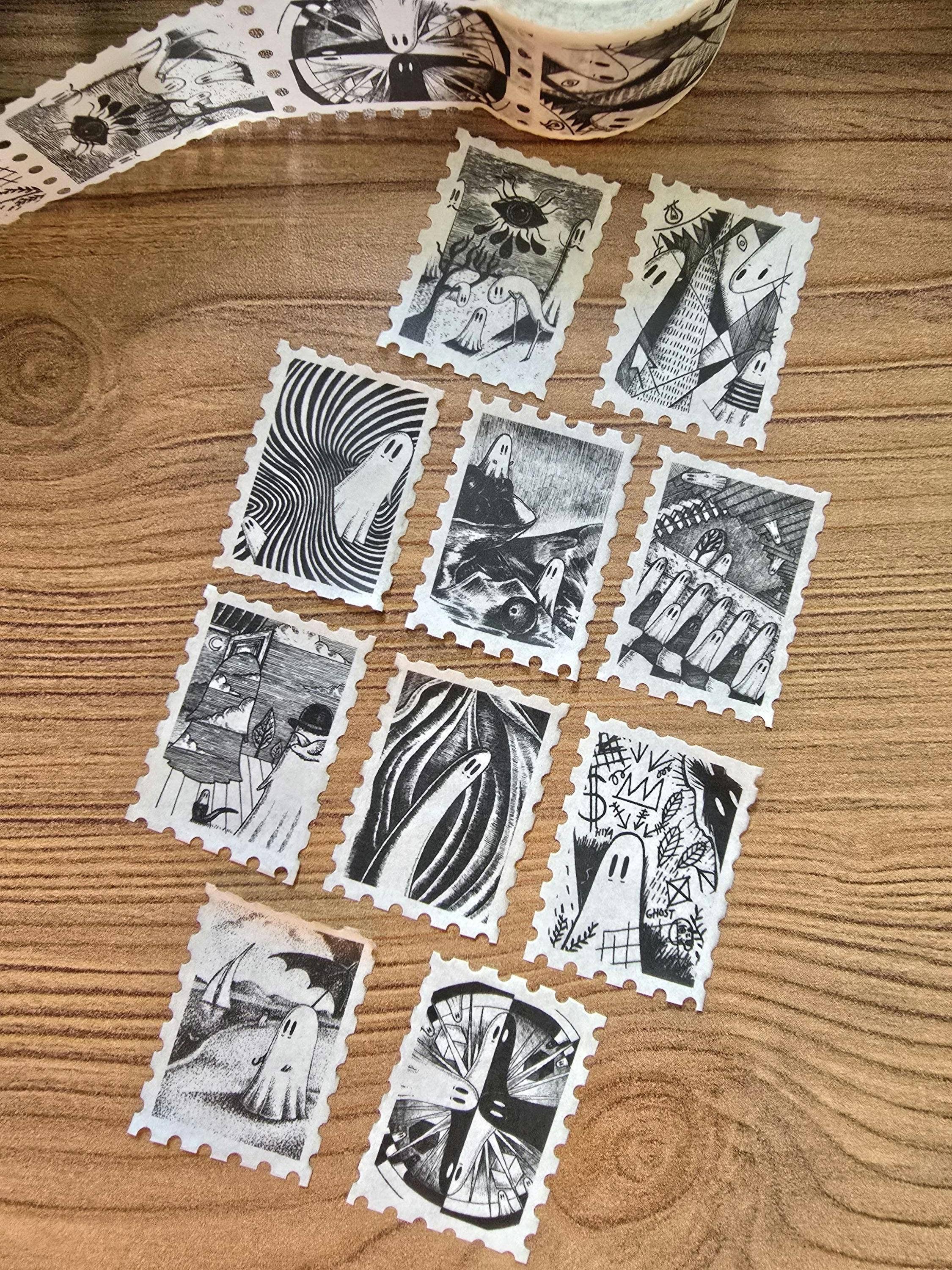 Creative Spirits Stamp Washi Tape #2 - Ghosts of Art History by Jon Turner | Papertail Fox