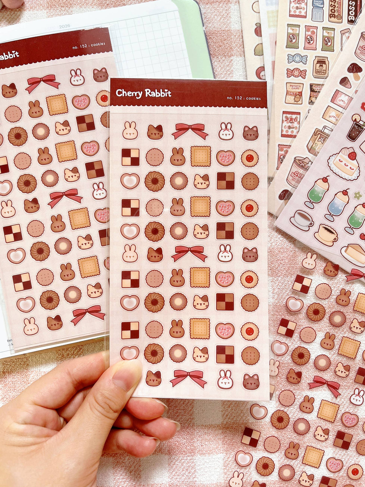 Cookies Sticker Sheet no.152 by Cherry Rabbit | Papertail Fox