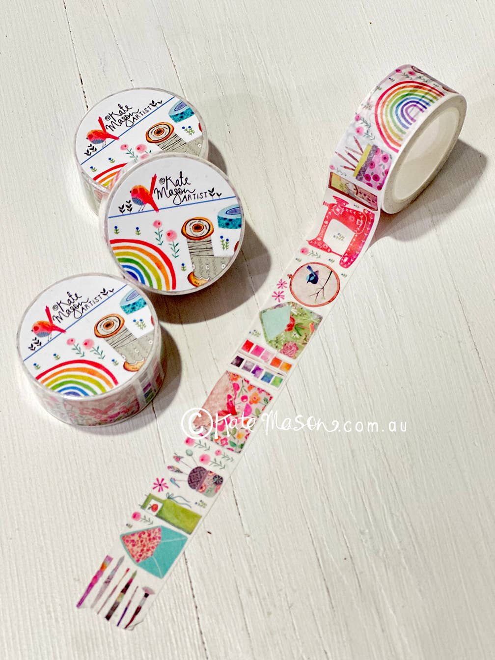 Hobbies Washi Tape by Kate Mason Artist | Papertail Fox