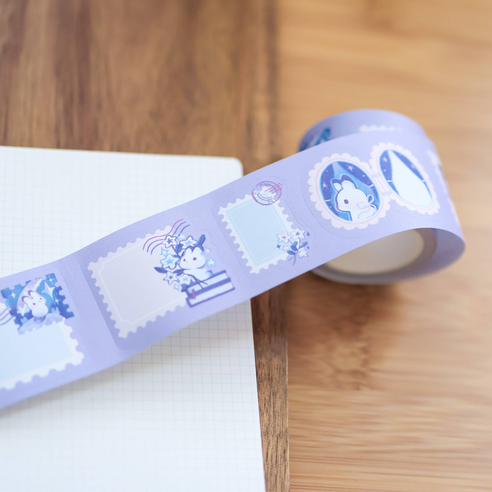 Star Bouquet Kiss-Cut Paper Roll Labels by Thousand Skies | Papertail Fox