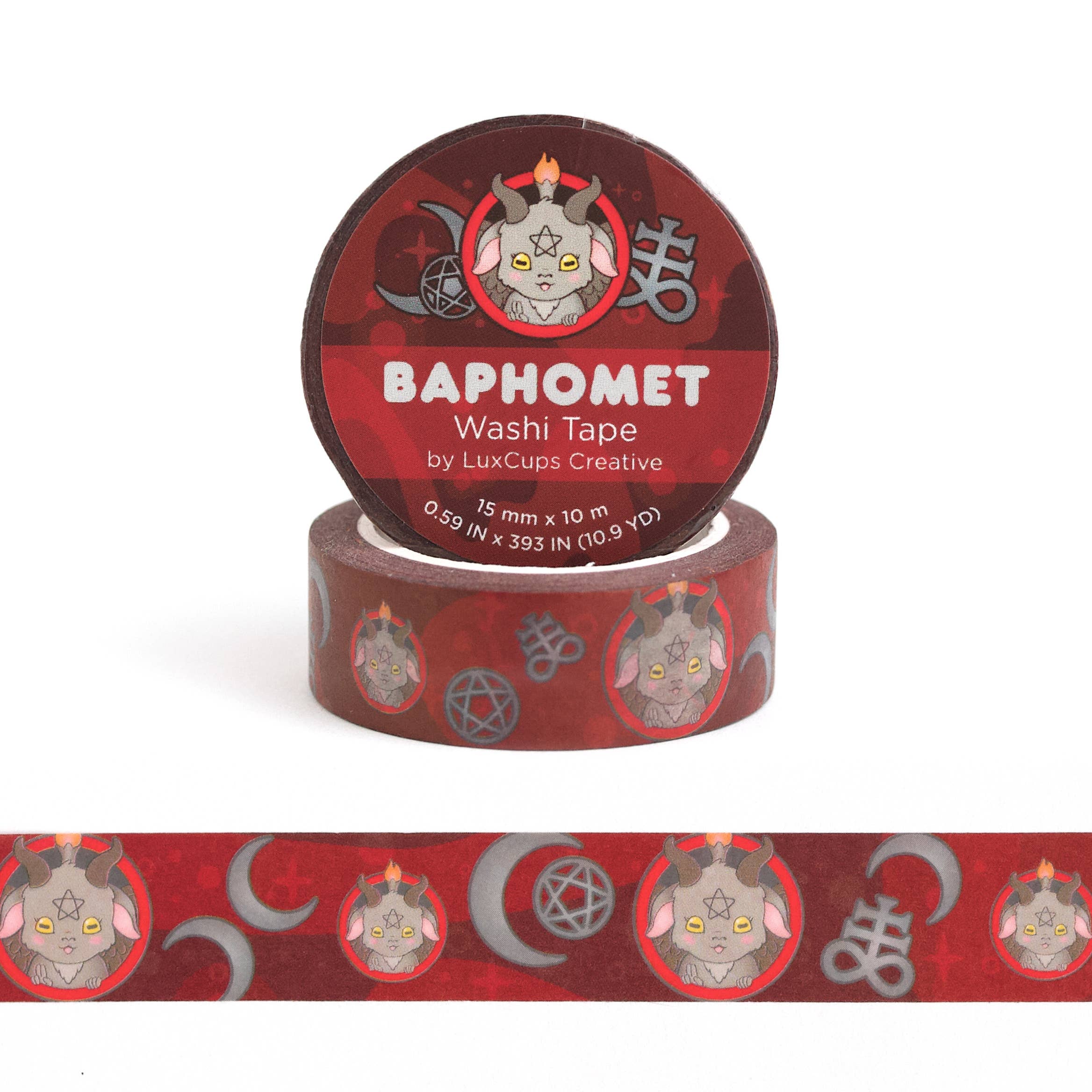 Baphomet Washi Tape by LuxCups Creative | Papertail Fox