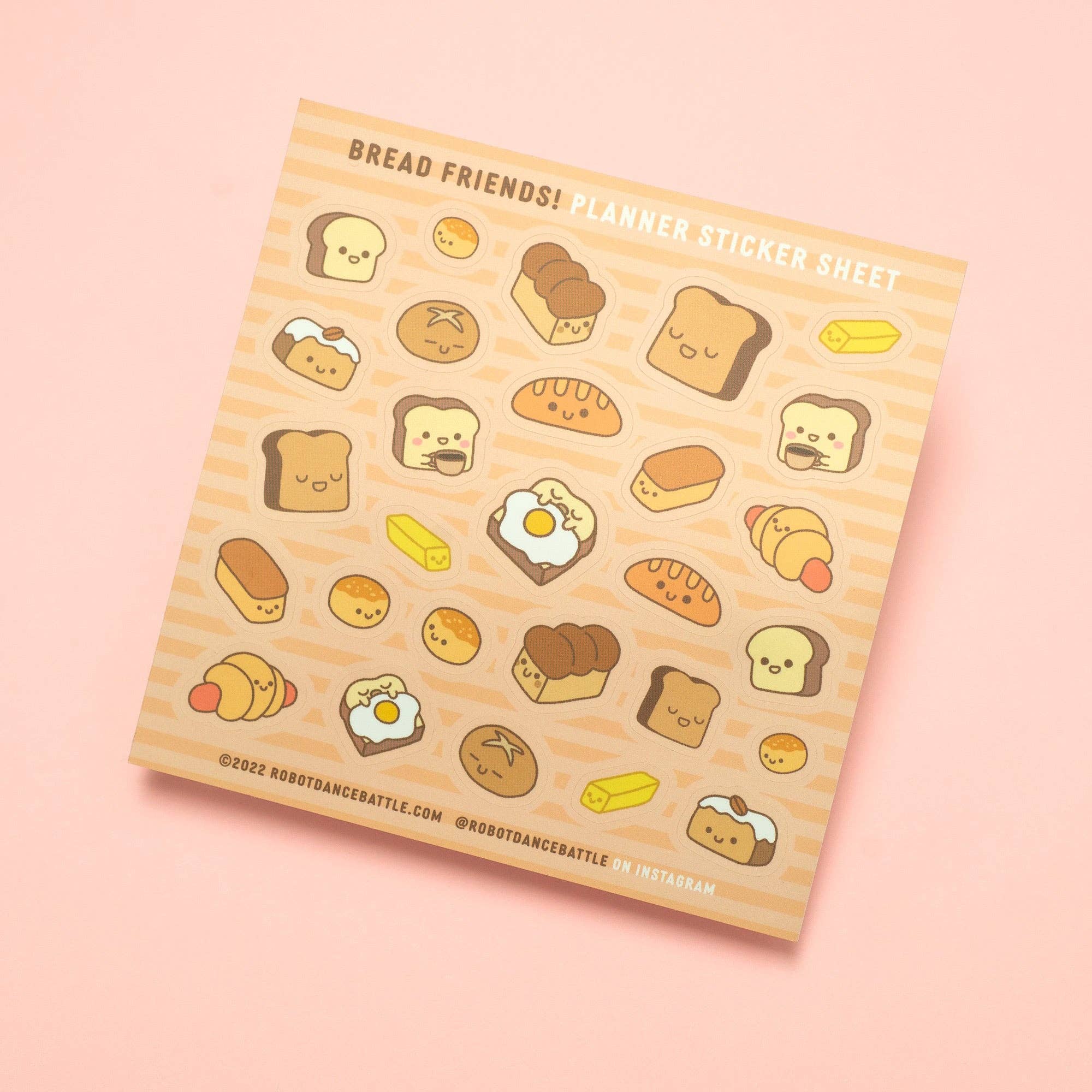Bread Friends Sticker Sheet