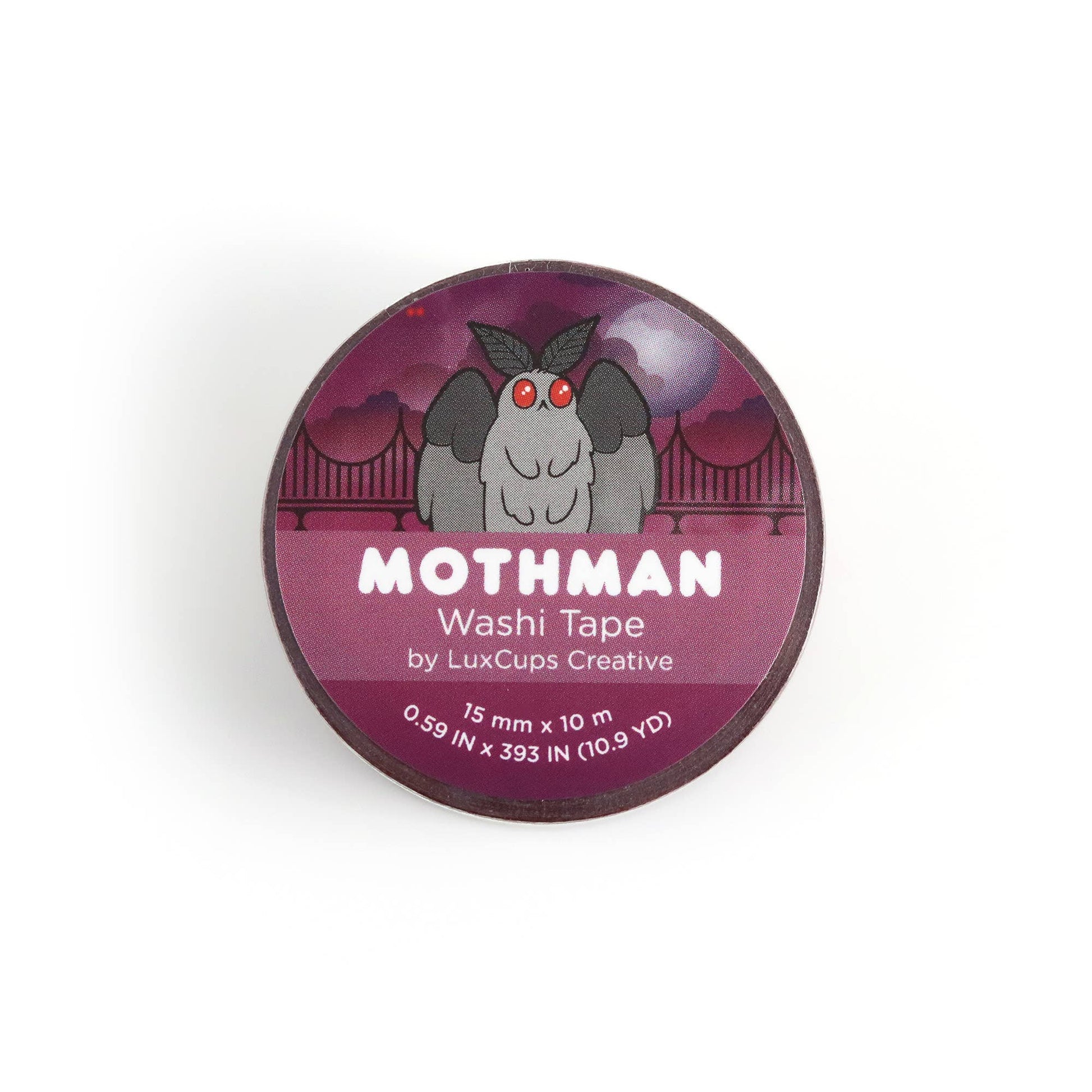 Mothman Washi Tape by LuxCups Creative | Papertail Fox