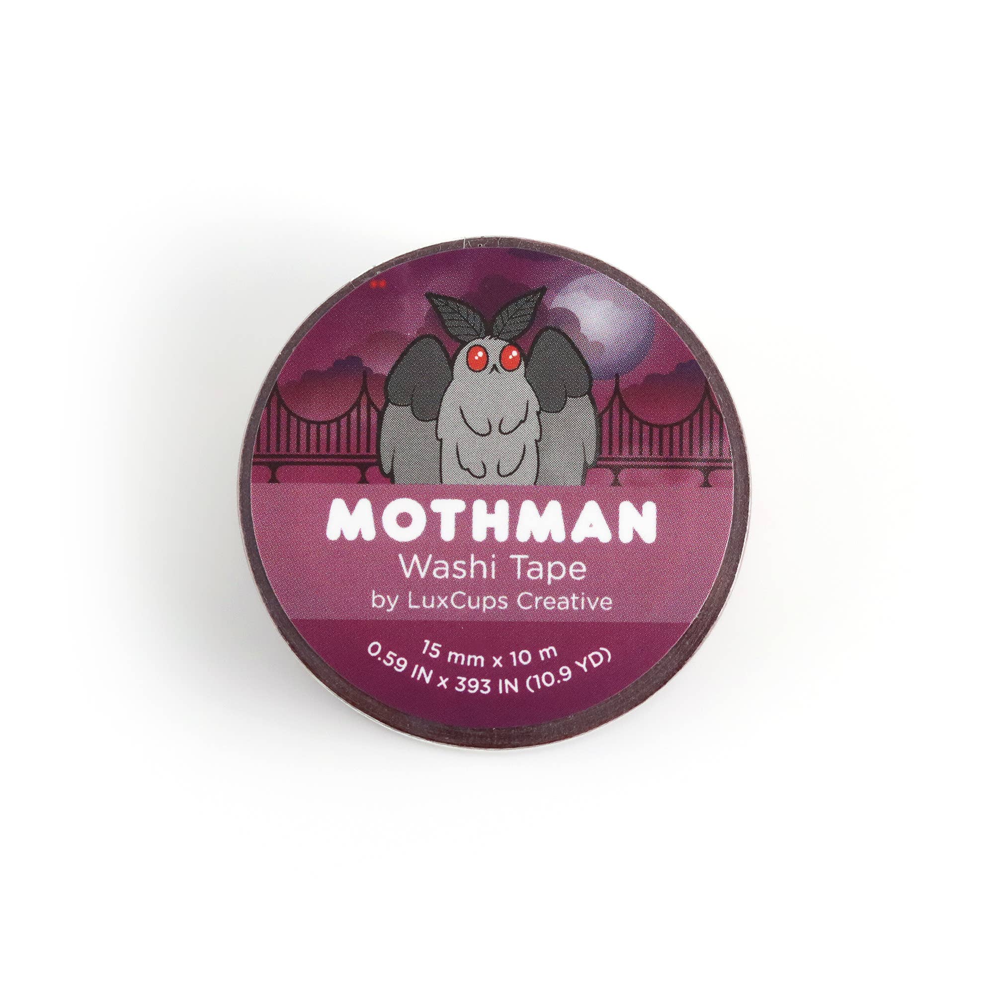 Mothman Washi Tape by LuxCups Creative | Papertail Fox