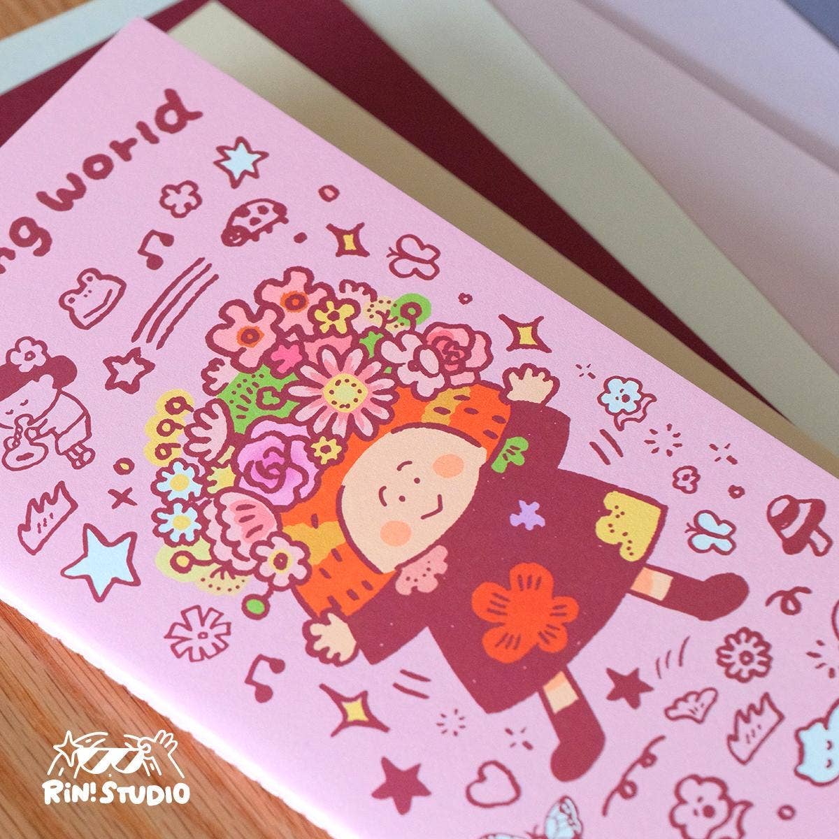 Dazzling World Traveler's Notebook Insert | RiN! Studio