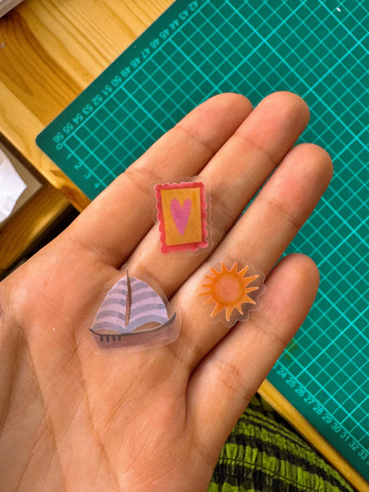 Summer Tiny Bits Vinyl Sticker Sheet | Wild Pencil Studio