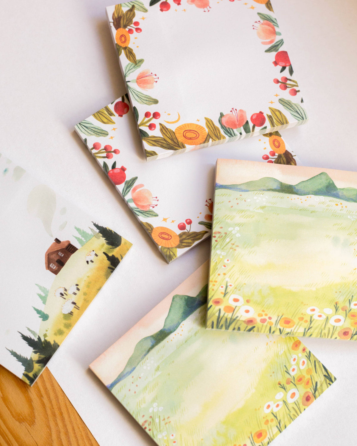 Meadow Sticky Notes | Wild Pencil Studio