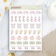 Planner I Sticker Sheet by Penpaling Paula | Papertail Fox