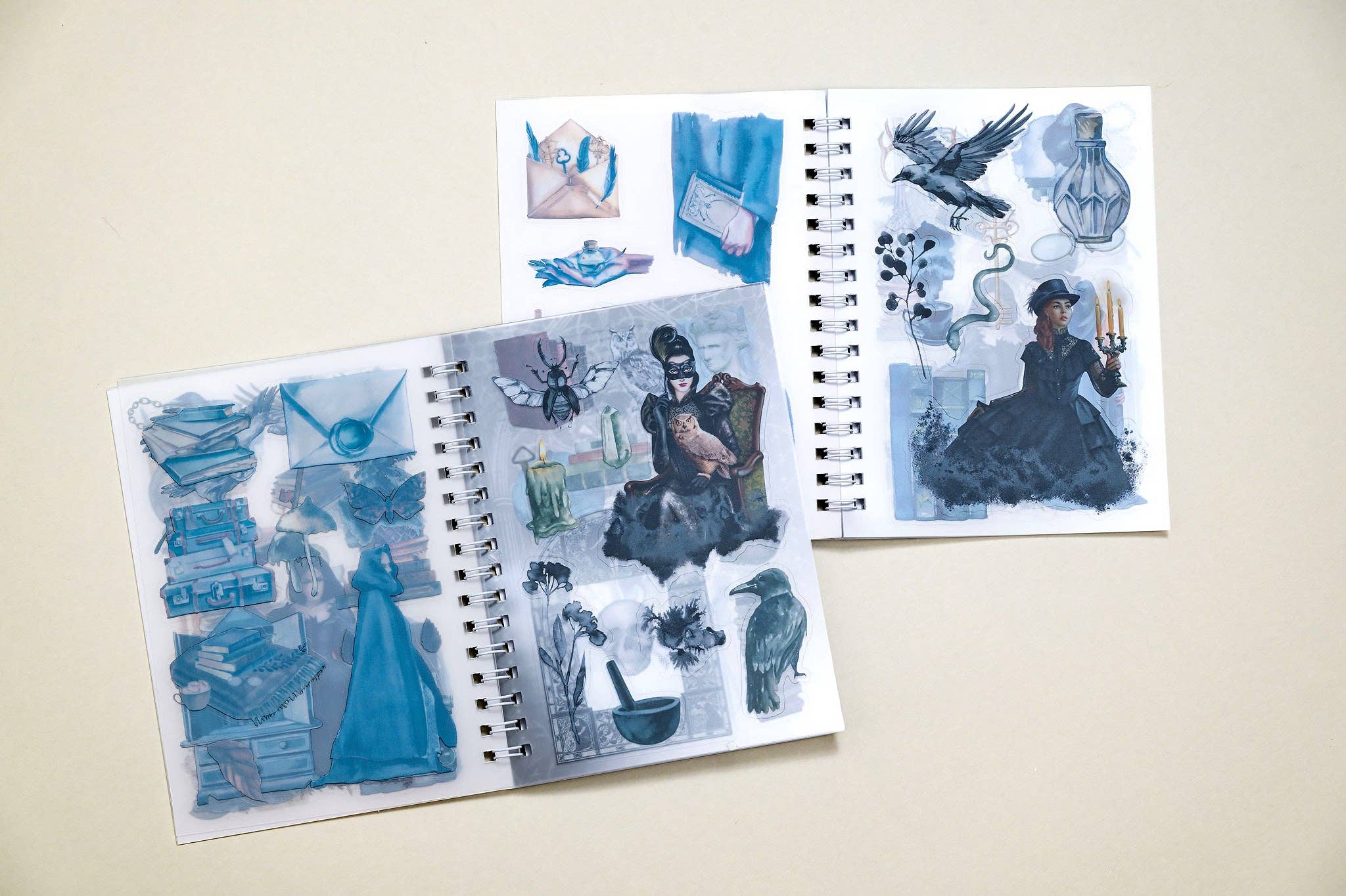 Dark Academia Sticker Book | CoraCreaCrafts