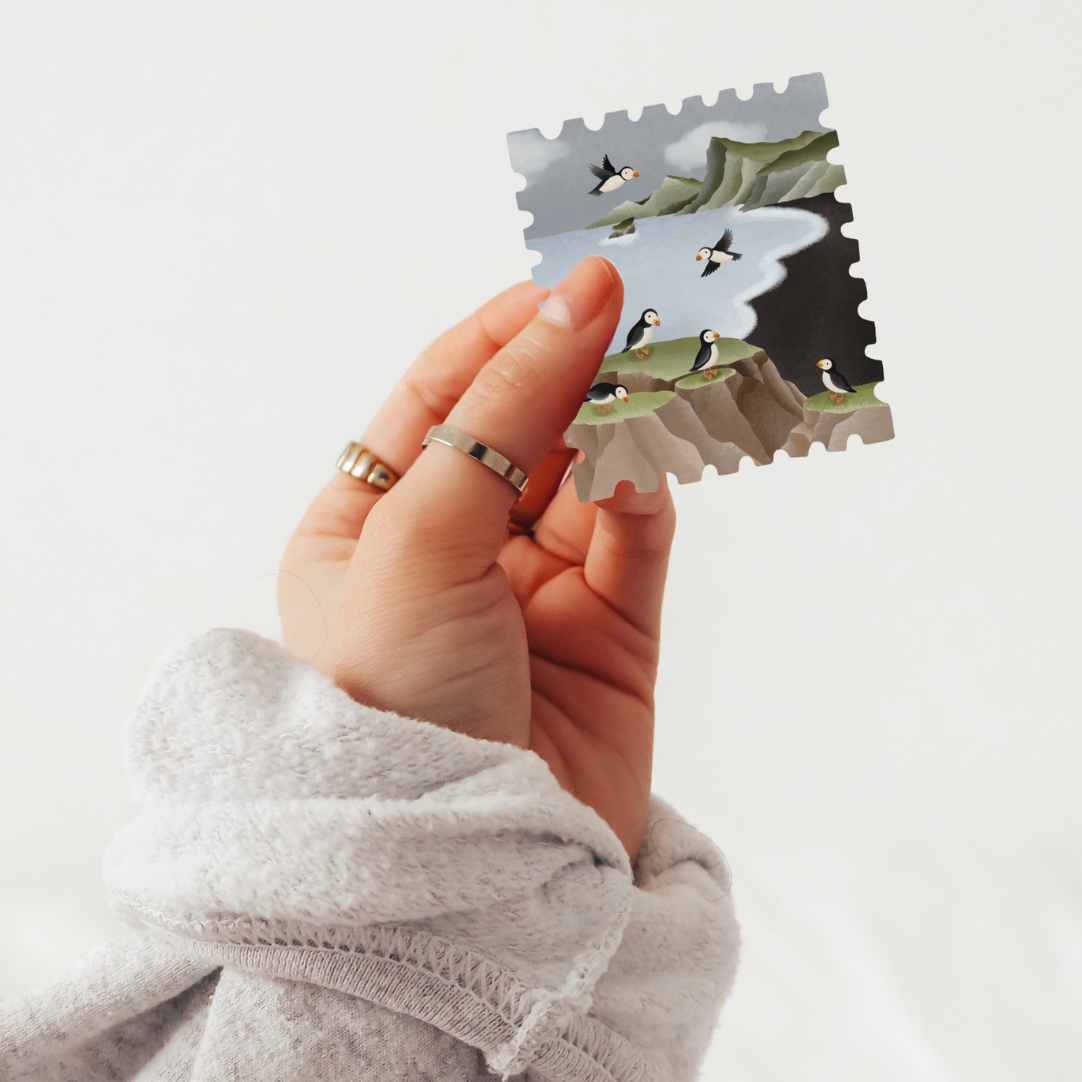 Puffin Vinyl Sticker | Tilda & Theo
