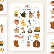 Springtime Sticker Sheet by Och Monika | Papertail Fox
