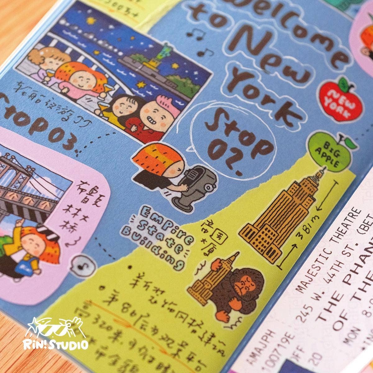 New York Die-Cut Washi Tape | RiN! Studio